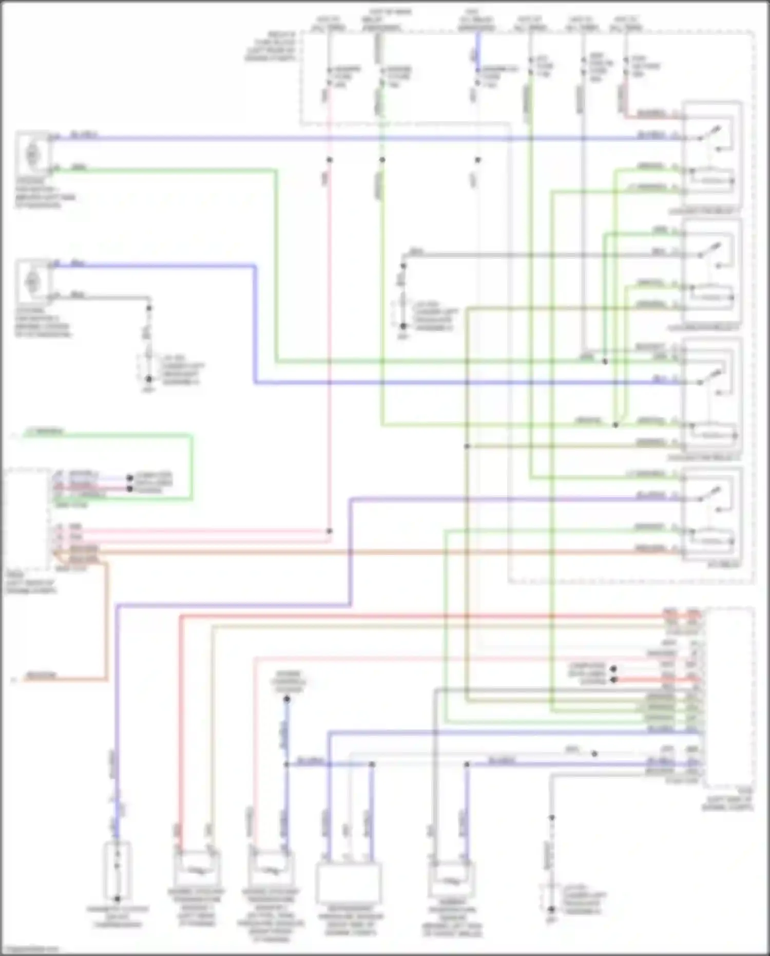 Wiring diagram a/c relay for Mazda CX-5 I facelift (2015-2017) (1 of 3)