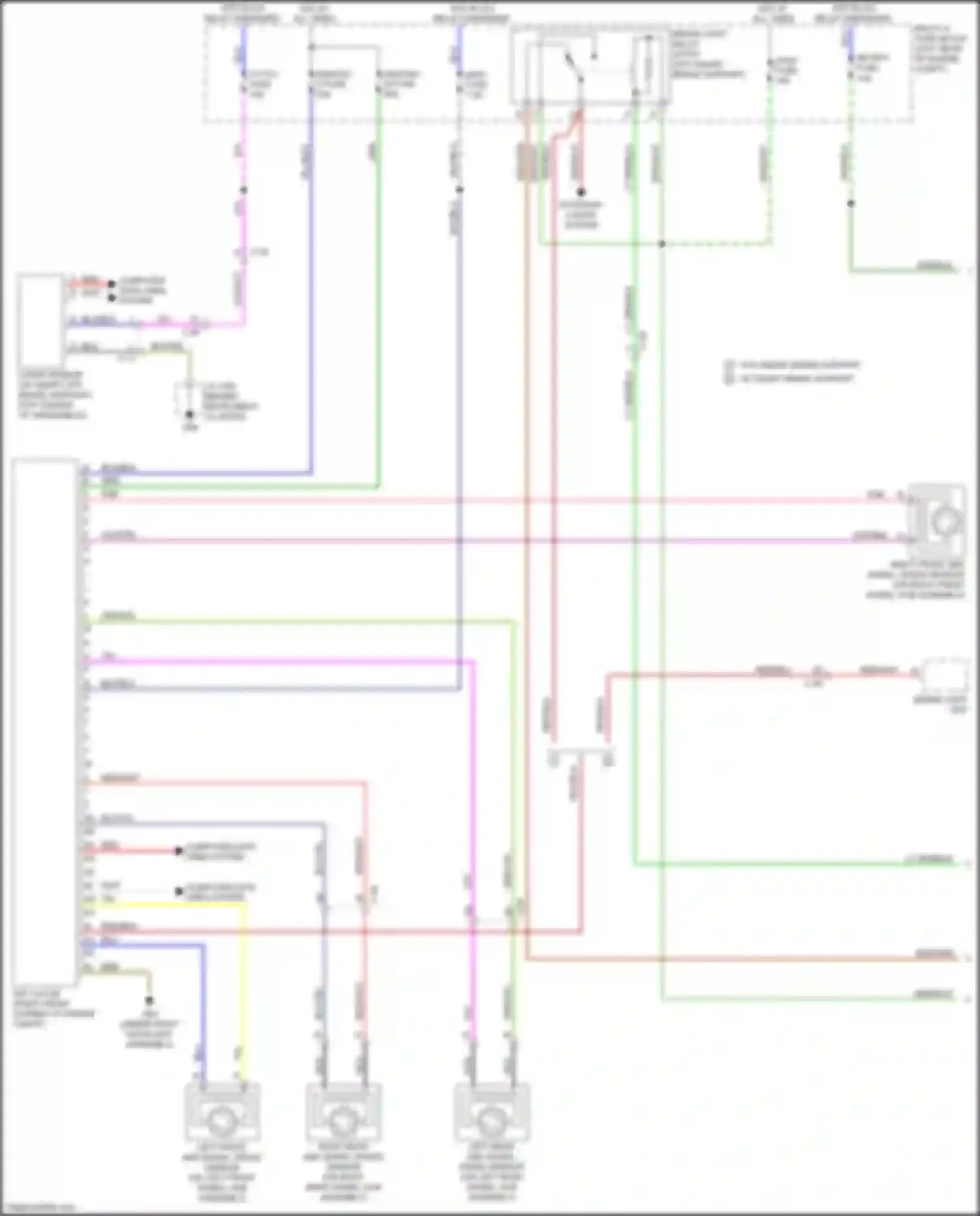 Wiring diagram blk/blu for Mazda CX-5 I facelift (2015-2017) (1 of 24)