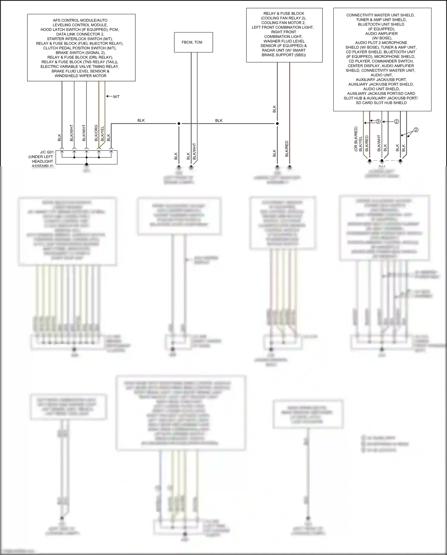 Mazda CX-5 I facelift (2015-2017) blk/yel wiring diagram  (6 of 64)