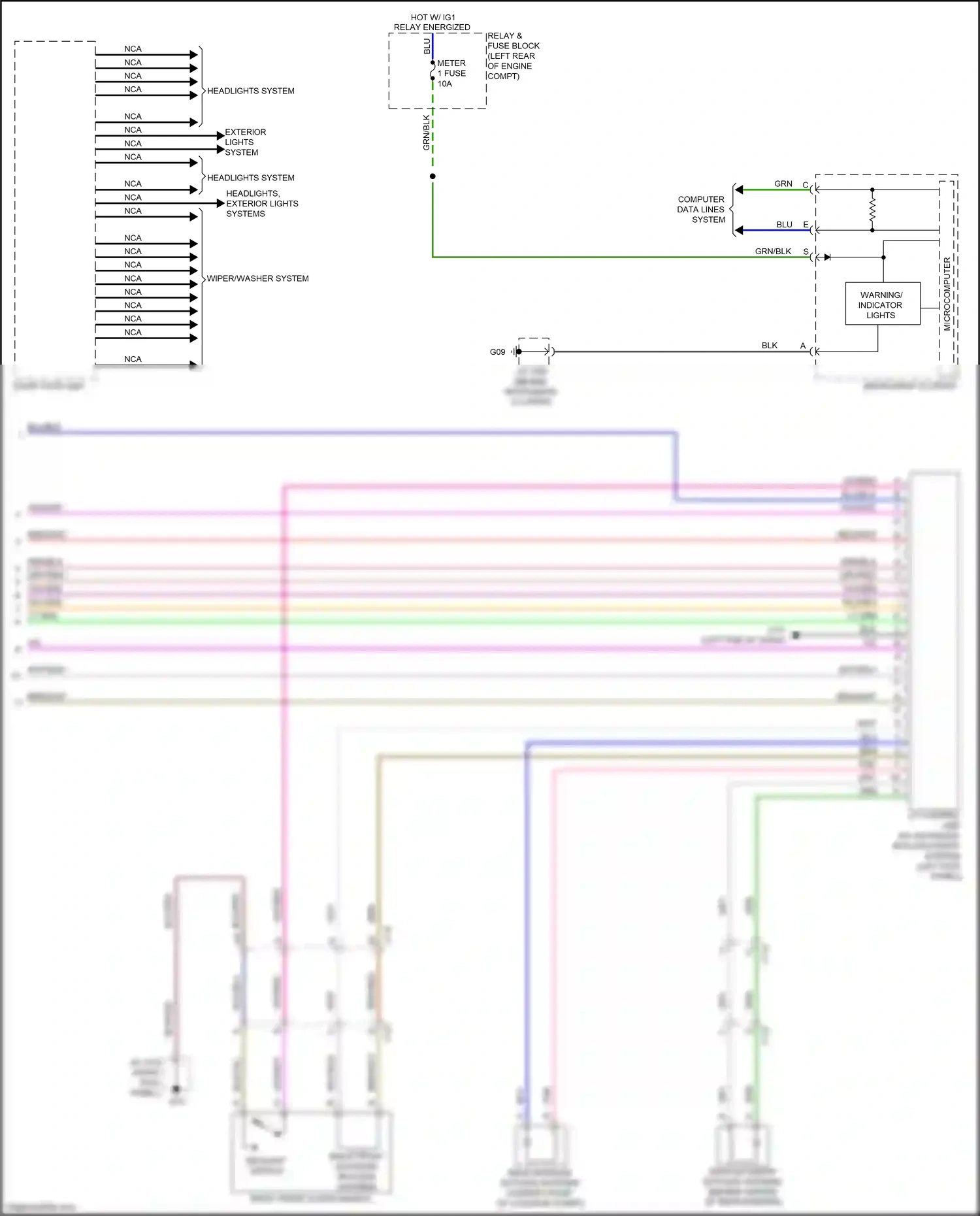 Mazda CX-5 I facelift (2015-2017) blk/yel wiring diagram  (44 of 64)