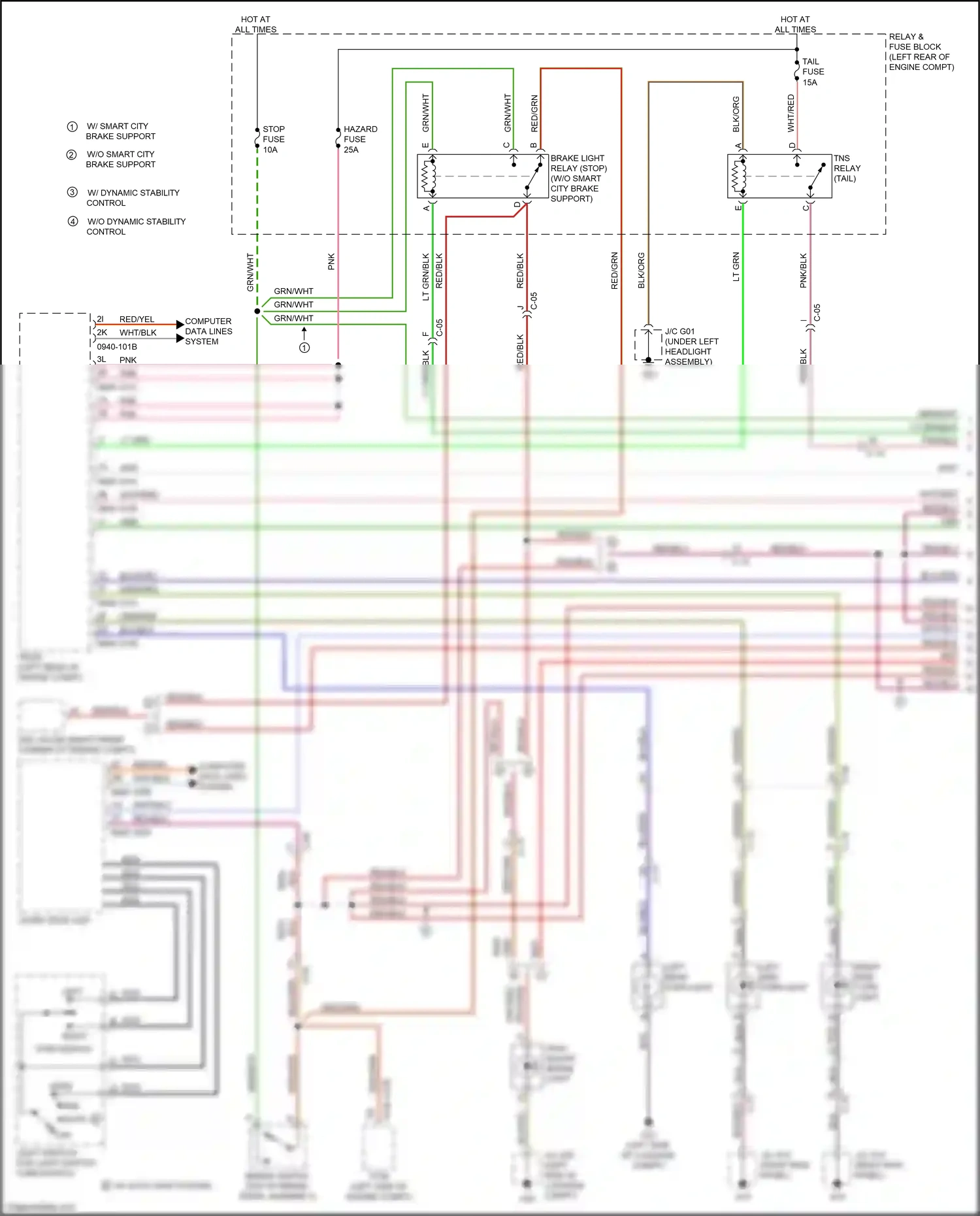 Mazda CX-5 I facelift (2015-2017) blk/yel wiring diagram  (53 of 64)