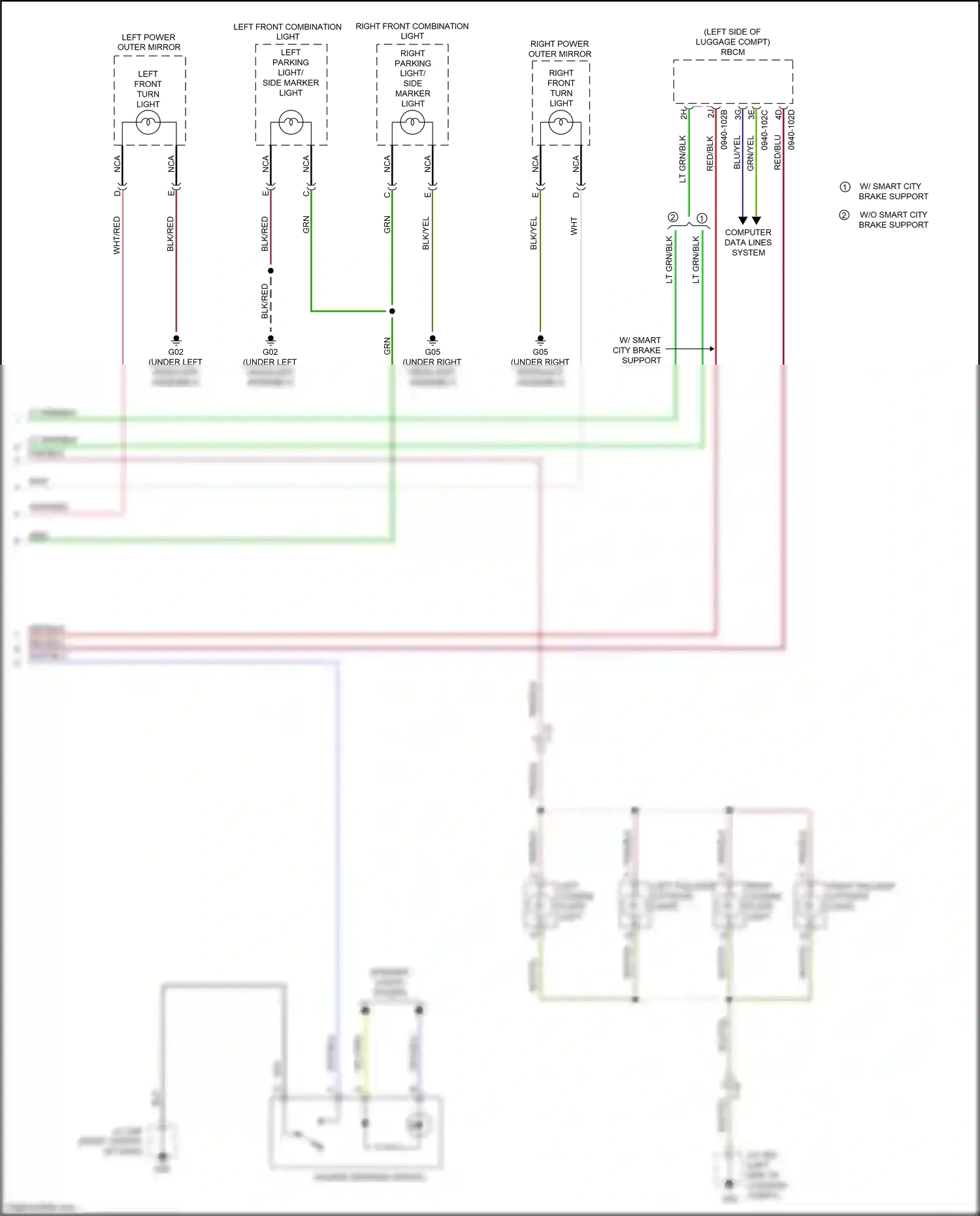 Mazda CX-5 I facelift (2015-2017) blk/yel wiring diagram  (57 of 64)