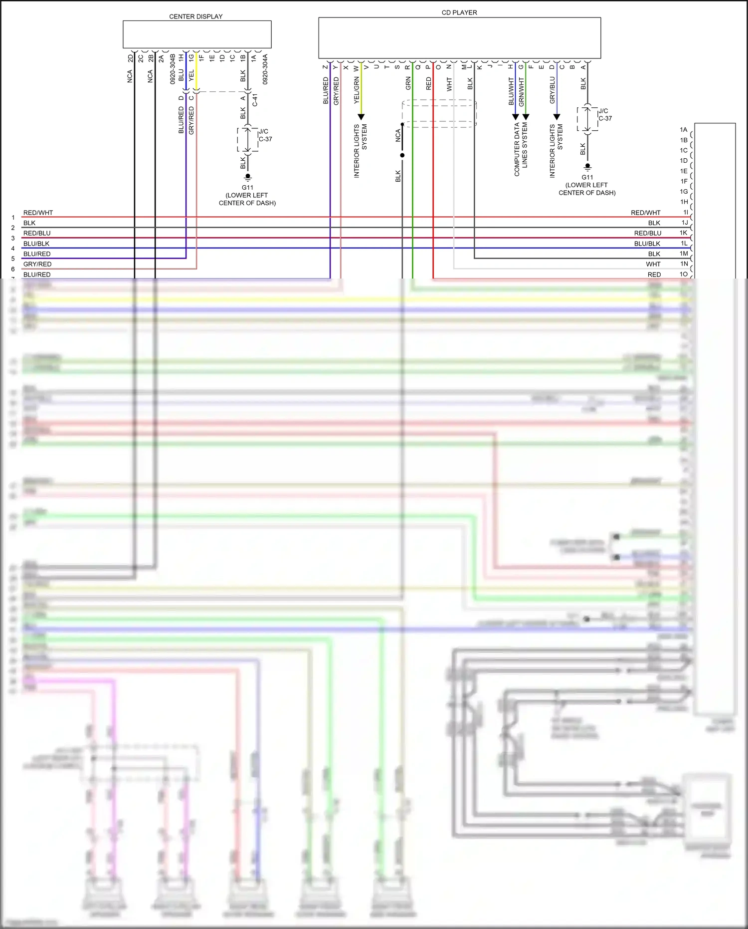 Mazda CX-5 I facelift (2015-2017) blu wiring diagram  (75 of 88)