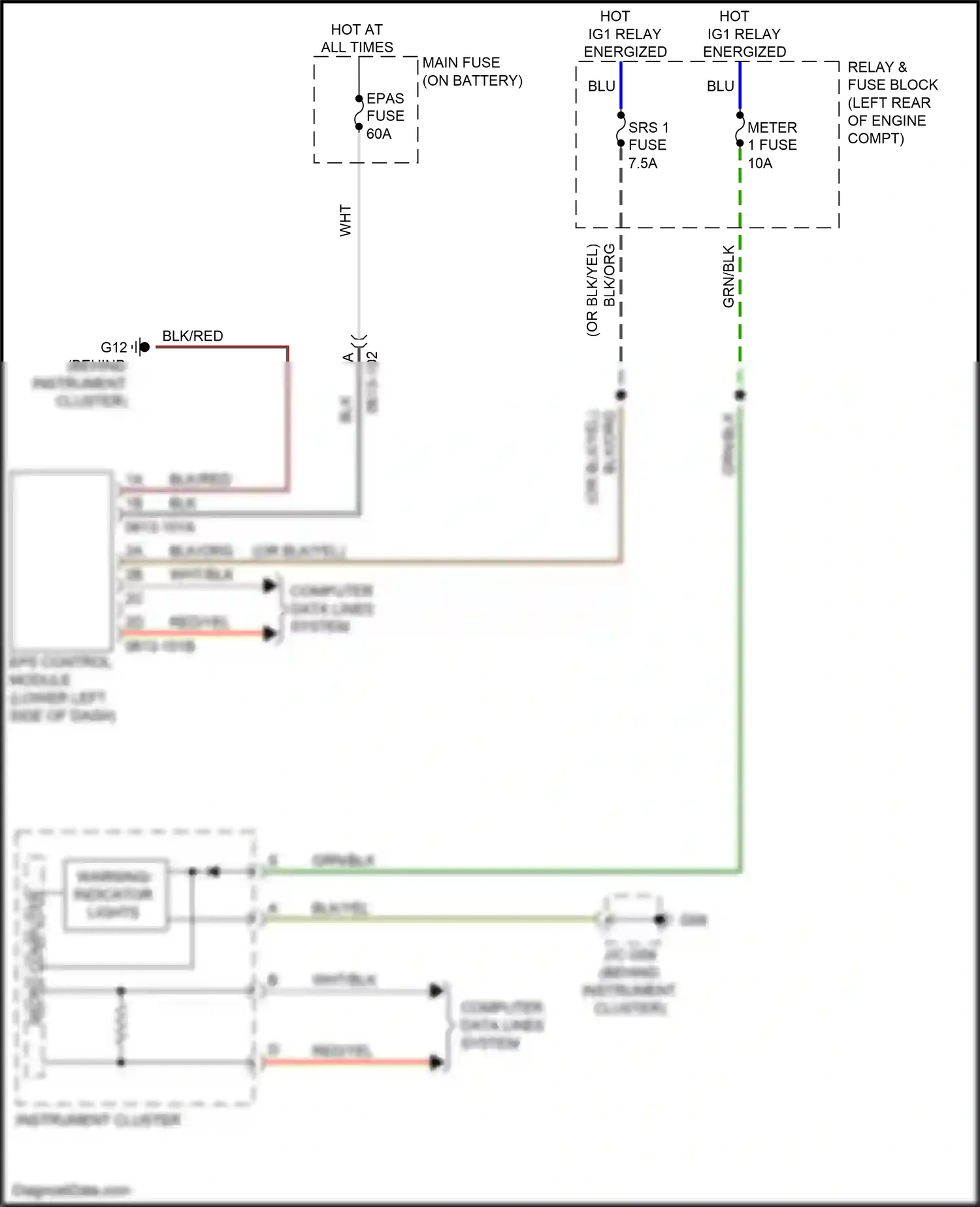 Mazda CX-5 I facelift (2015-2017) blu wiring diagram  (47 of 88)