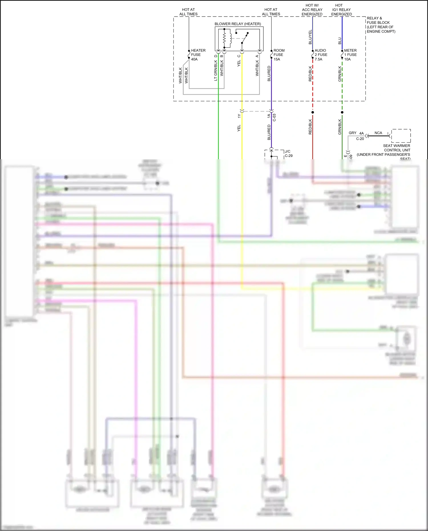 Mazda CX-5 I facelift (2015-2017) blu wiring diagram  (48 of 88)