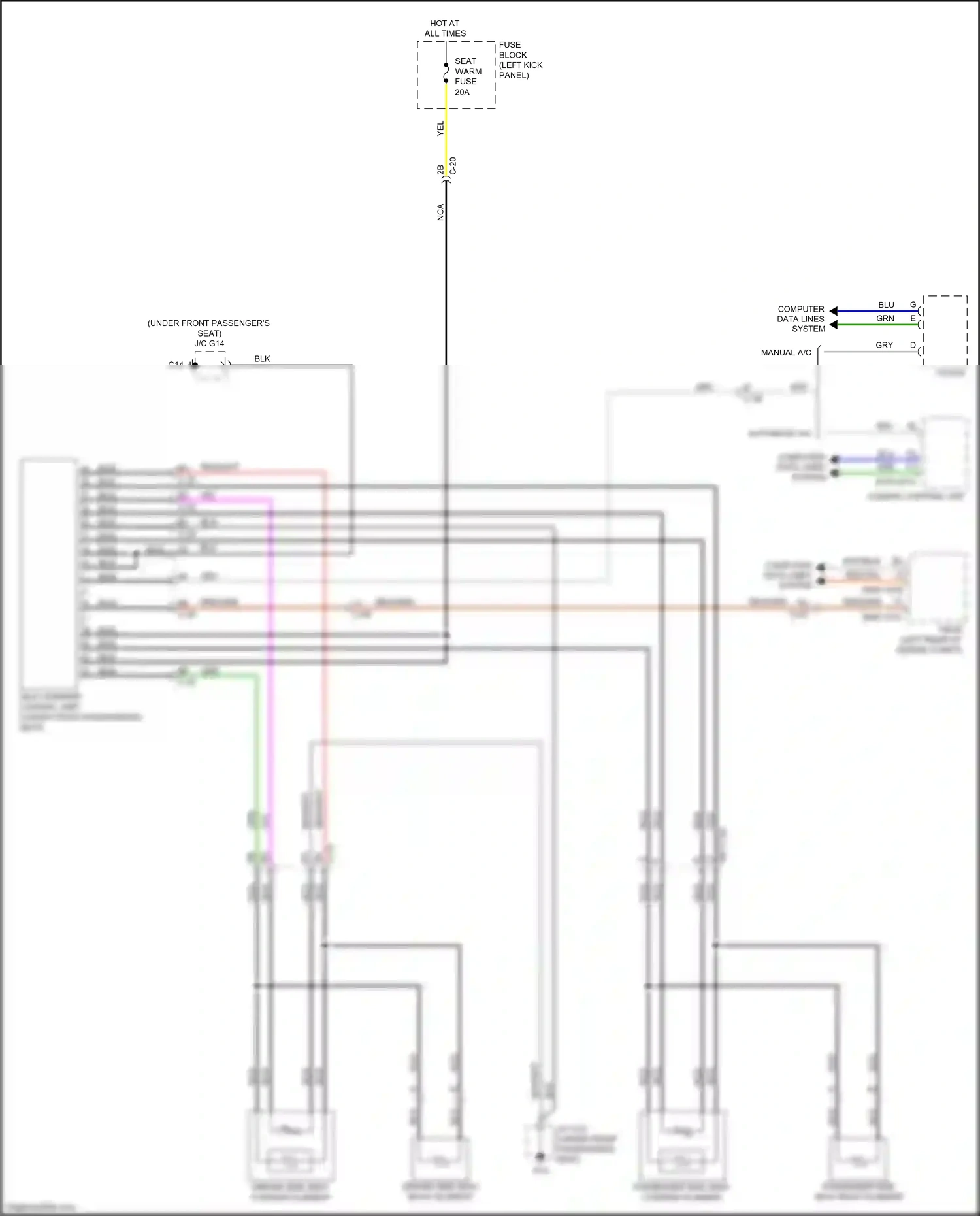 Mazda CX-5 I facelift (2015-2017) blu wiring diagram  (6 of 88)