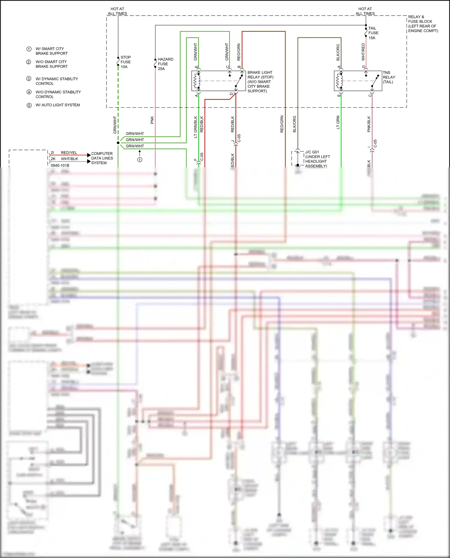 Mazda CX-5 I facelift (2015-2017) blu/blk wiring diagram  (28 of 40)