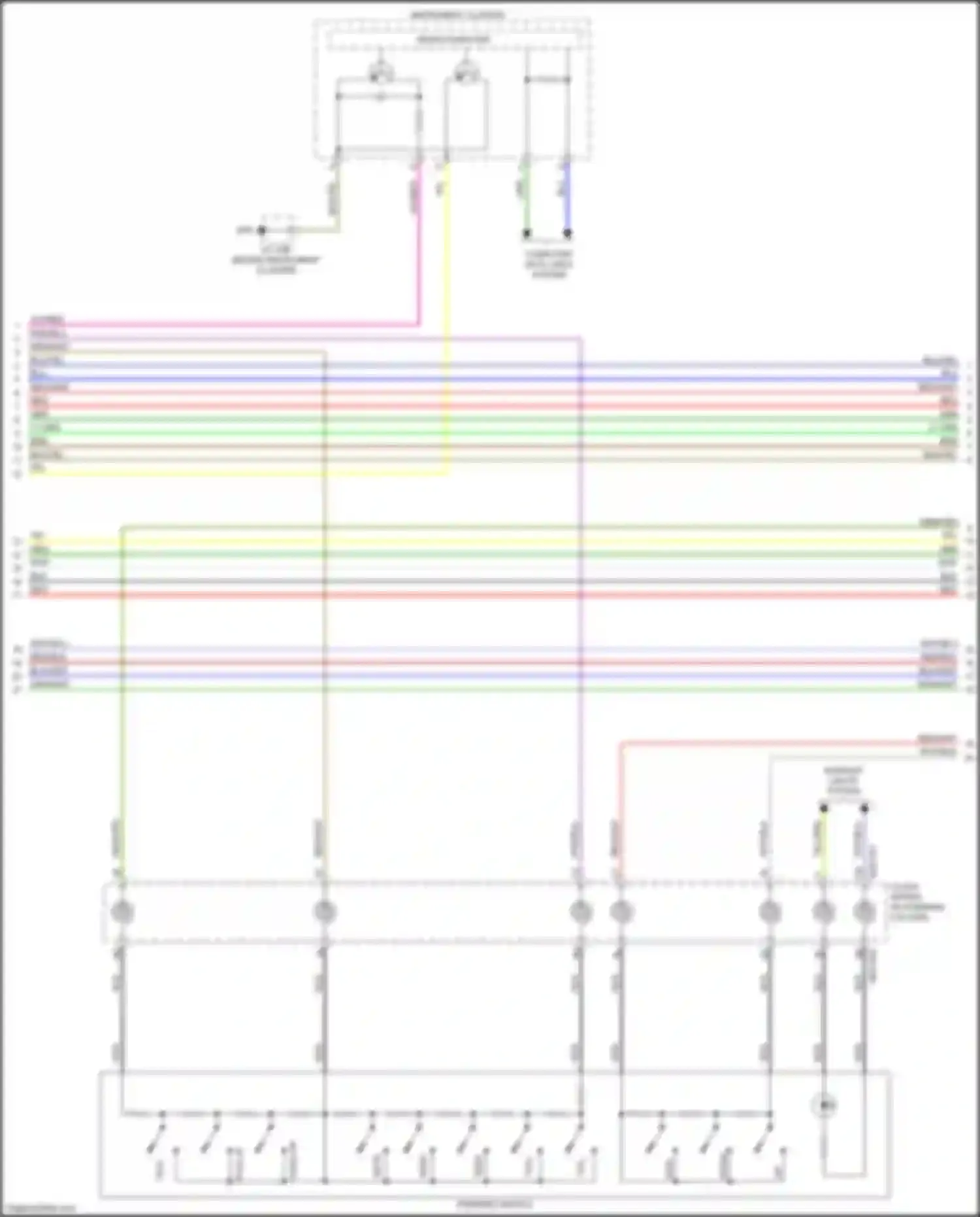 Wiring diagram blu/yel for Mazda CX-5 I facelift (2015-2017) (8 of 39)