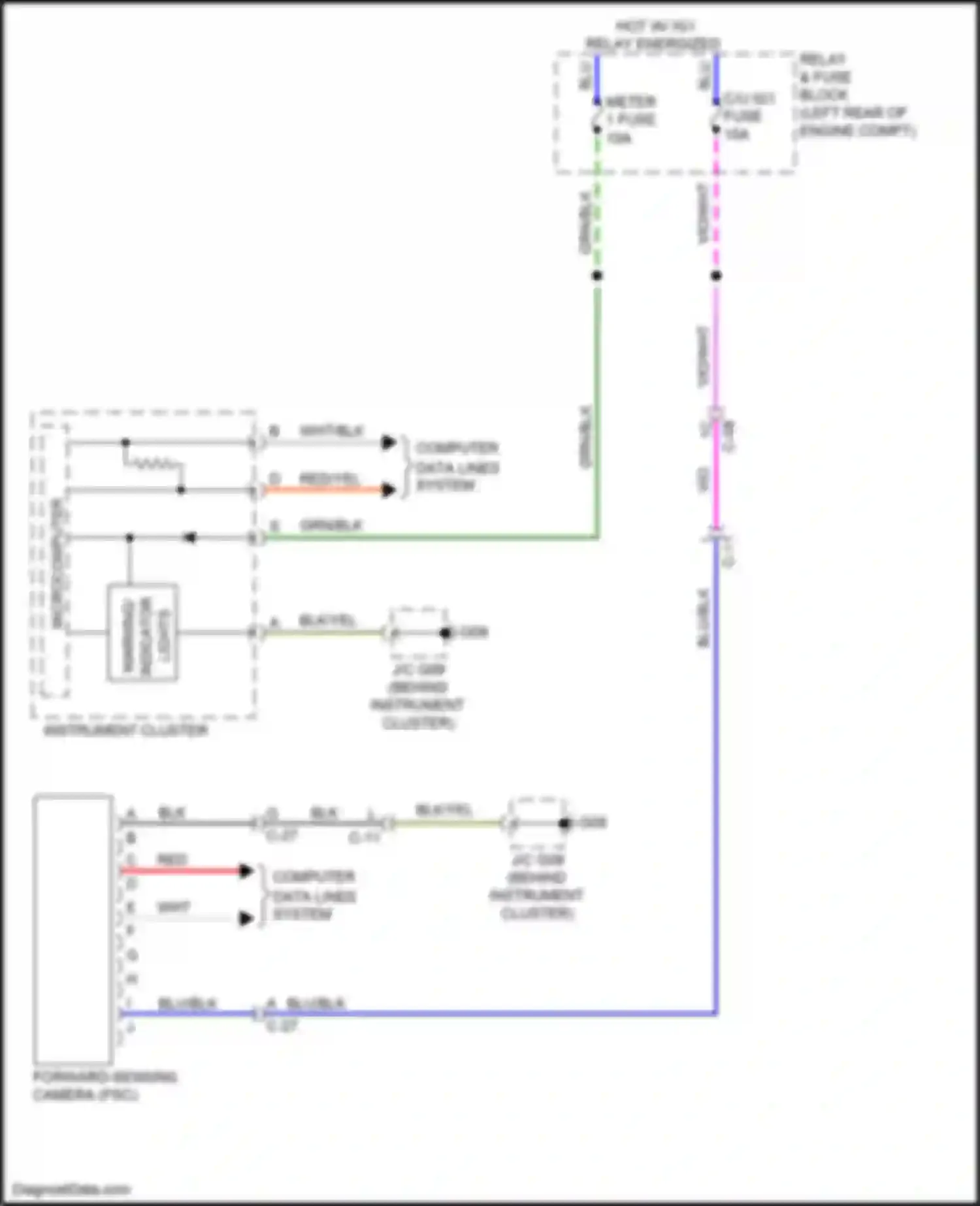 Wiring diagram c-27 for Mazda CX-5 I facelift (2015-2017) (5 of 5)