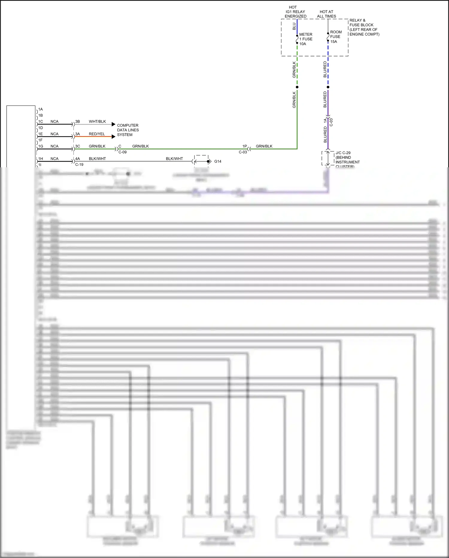Wiring diagram computer data lines system for Mazda CX-5 I facelift (2015-2017) (14 of 70)