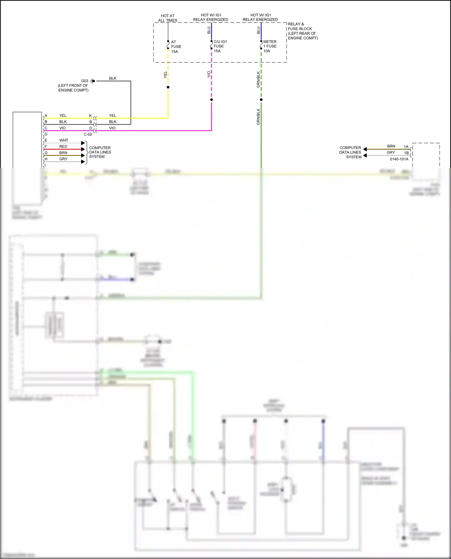 Wiring diagram computer data lines system for Mazda CX-5 I facelift (2015-2017) (2 of 70)