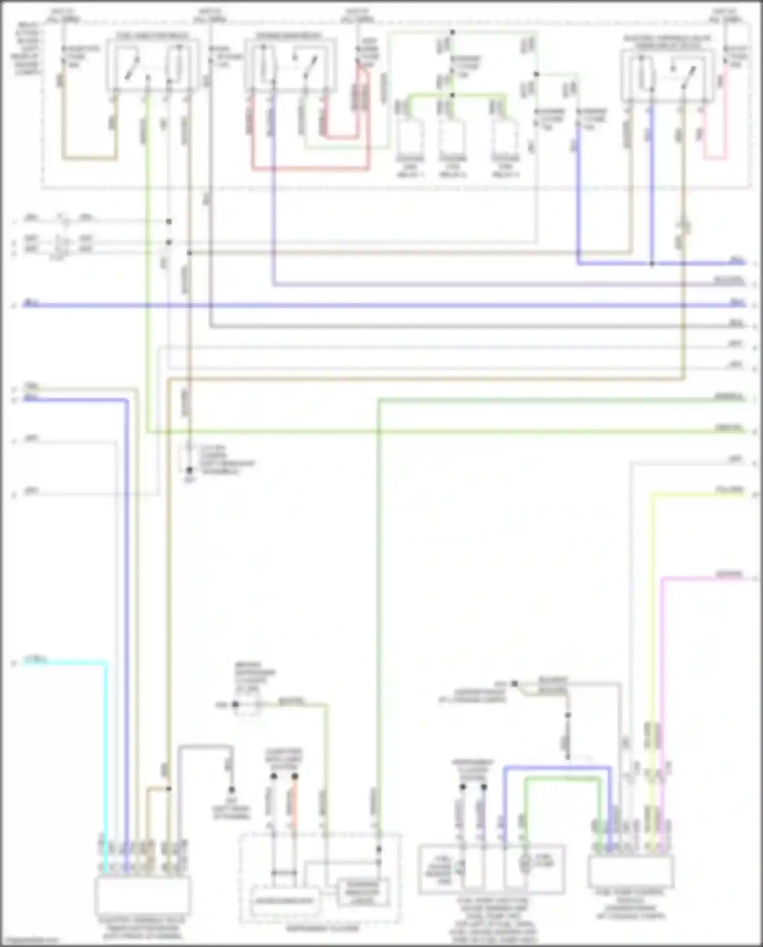 Wiring diagram cooling fan relay 3 for Mazda CX-5 I facelift (2015-2017) (5 of 6)