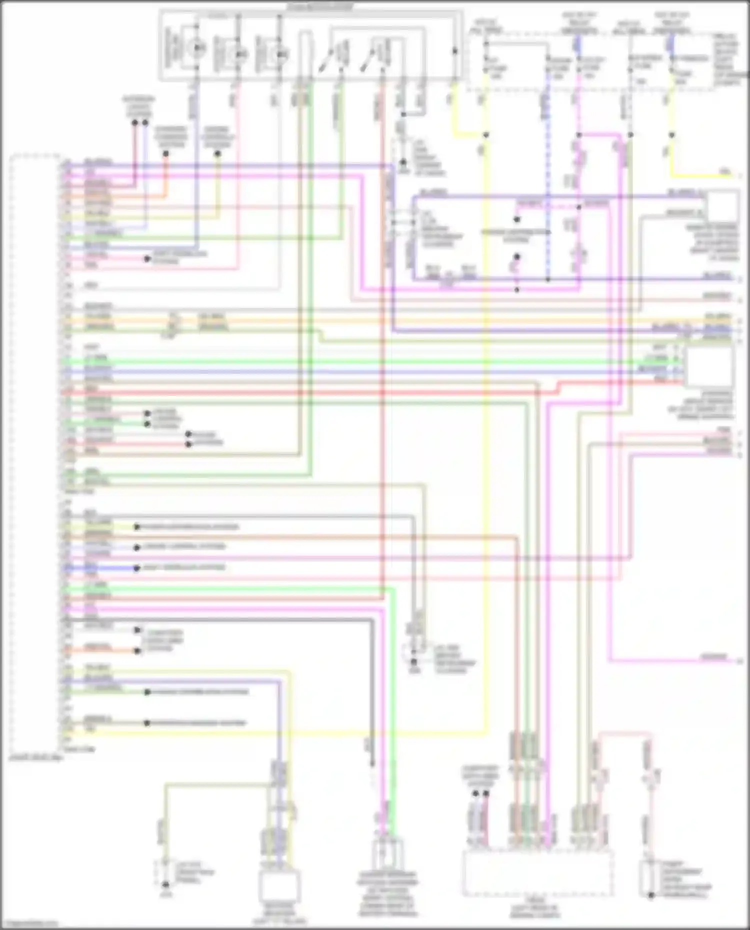Wiring diagram engine controls system for Mazda CX-5 I facelift (2015-2017) (1 of 5)