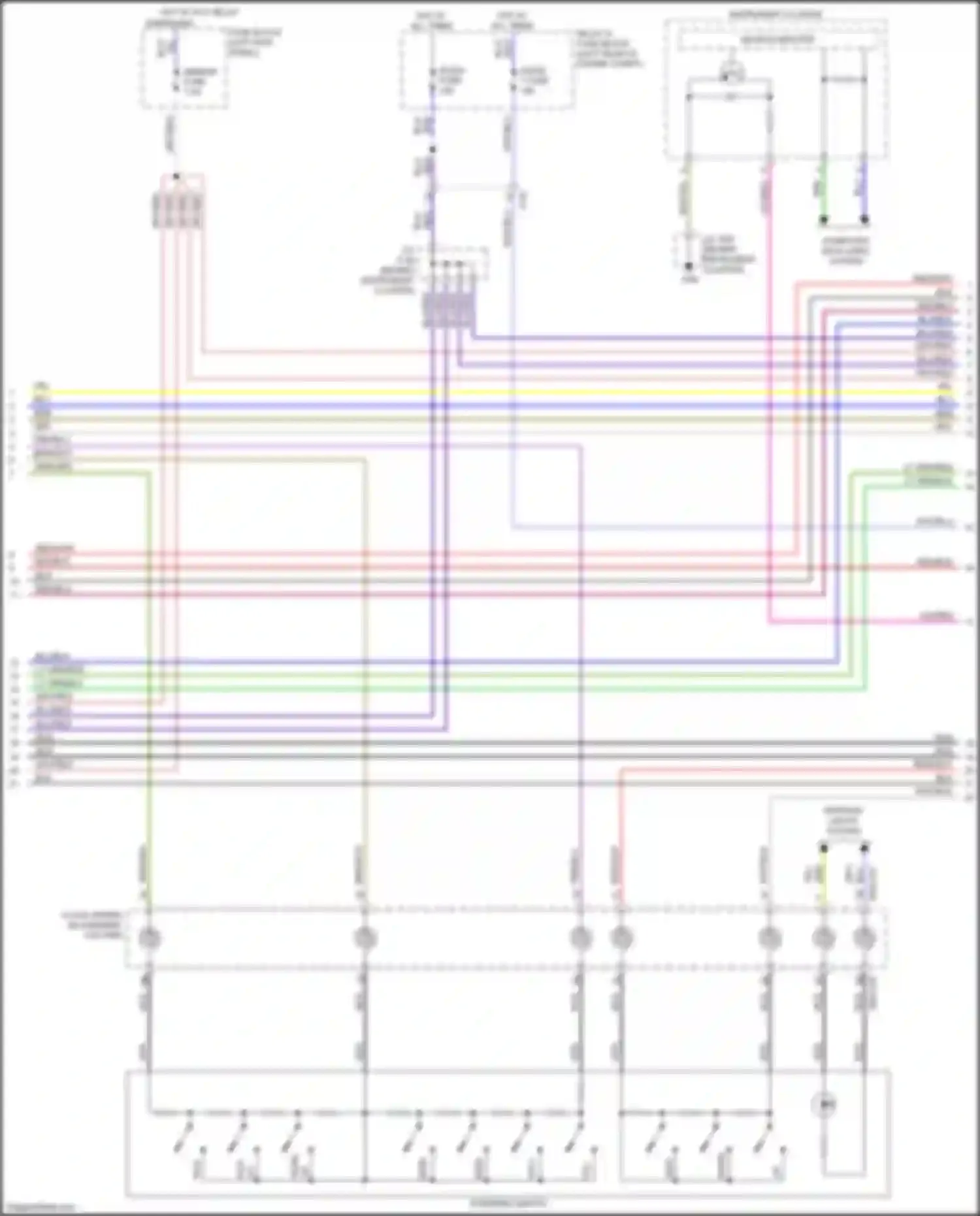 Wiring diagram fuse block for Mazda CX-5 I facelift (2015-2017) (10 of 16)