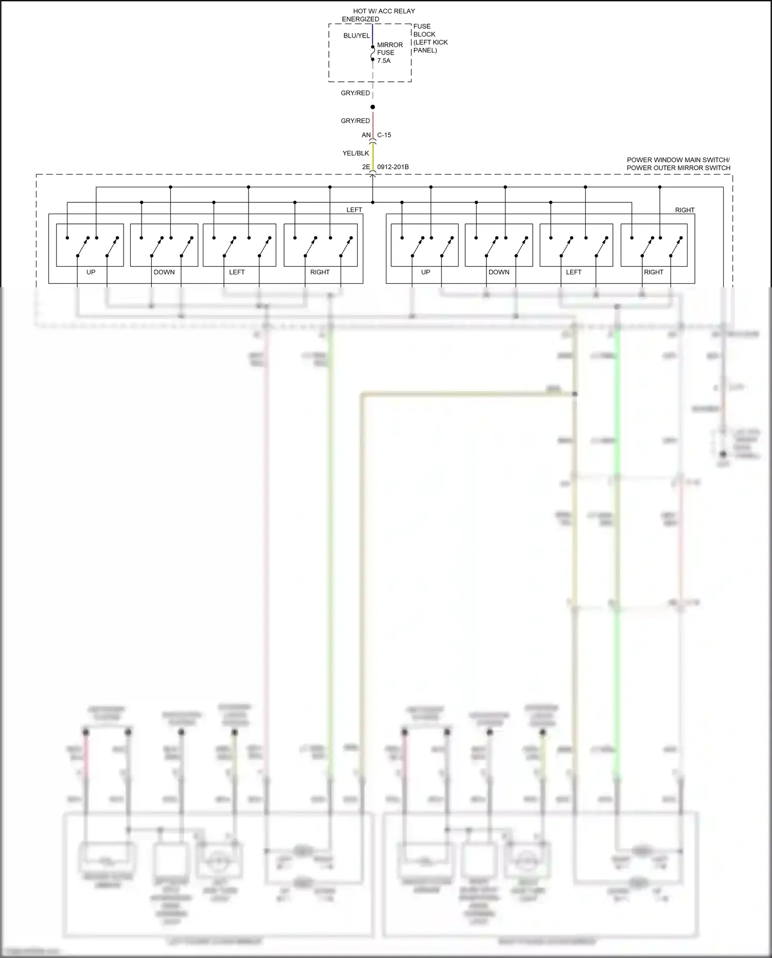 Mazda CX-5 I facelift (2015-2017) lt grn wiring diagram  (8 of 42)