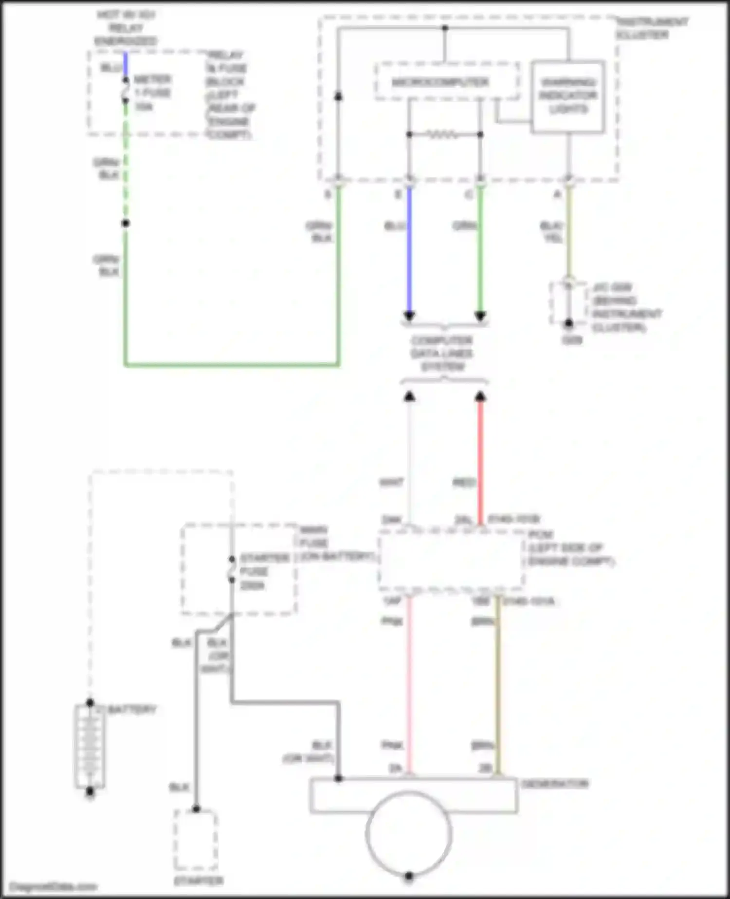 Wiring diagram relay & fuse block for Mazda CX-5 I facelift (2015-2017) (4 of 63)