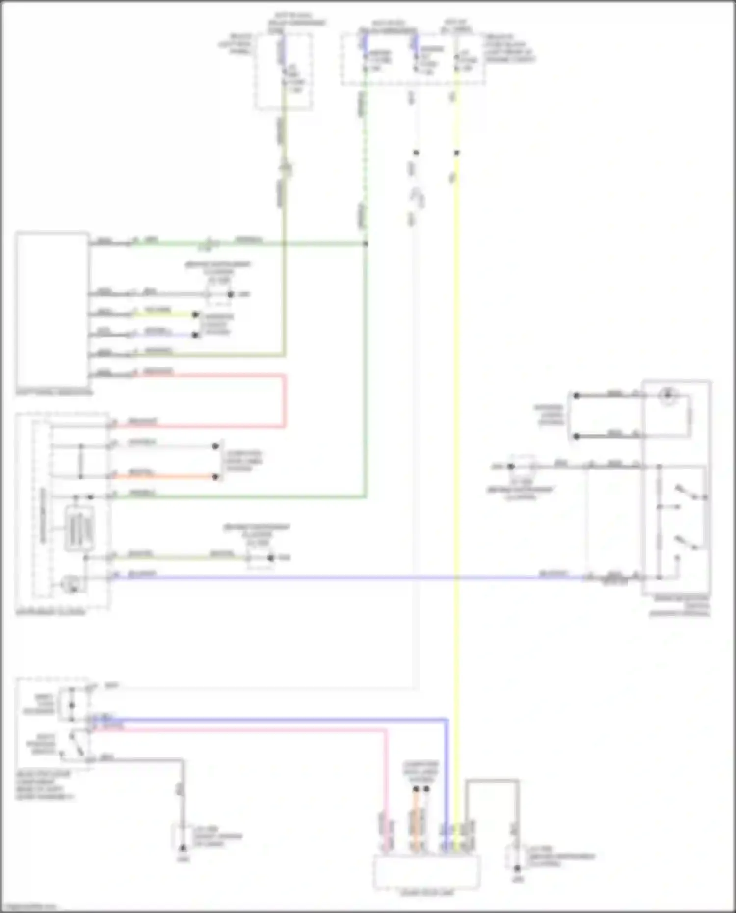 Wiring diagram relay & fuse block for Mazda CX-5 I facelift (2015-2017) (29 of 63)