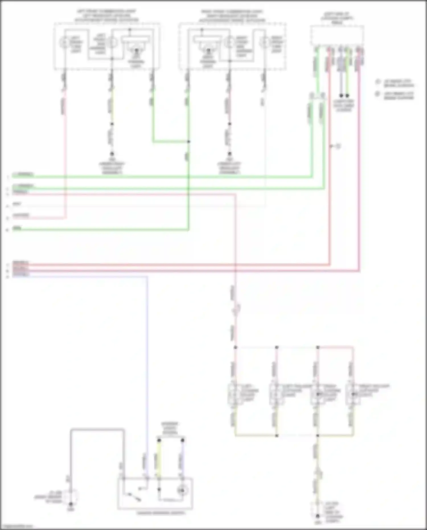 Wiring diagram right front turn light for Mazda CX-5 I facelift (2015-2017) (1 of 2)