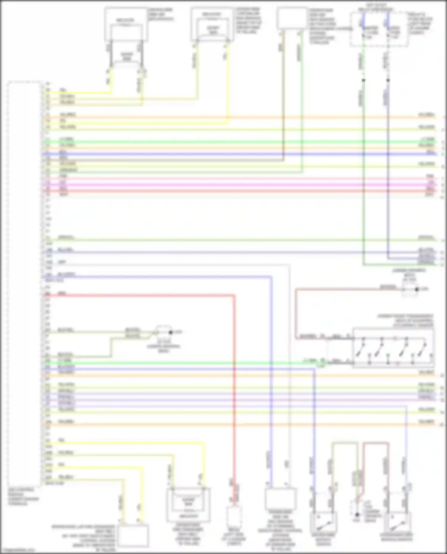 Wiring diagram sas control module for Mazda CX-5 I facelift (2015-2017) (2 of 4)