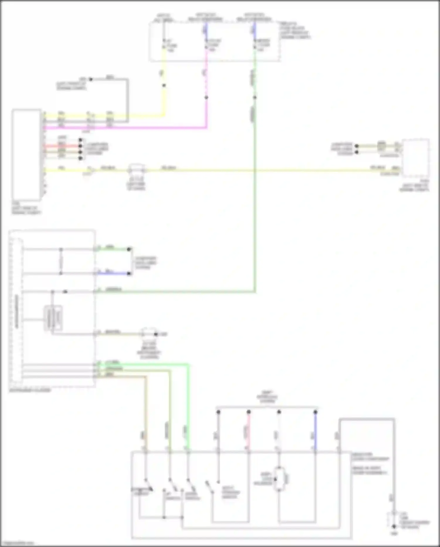 Wiring diagram shift interlock system for Mazda CX-5 I facelift (2015-2017) (2 of 6)
