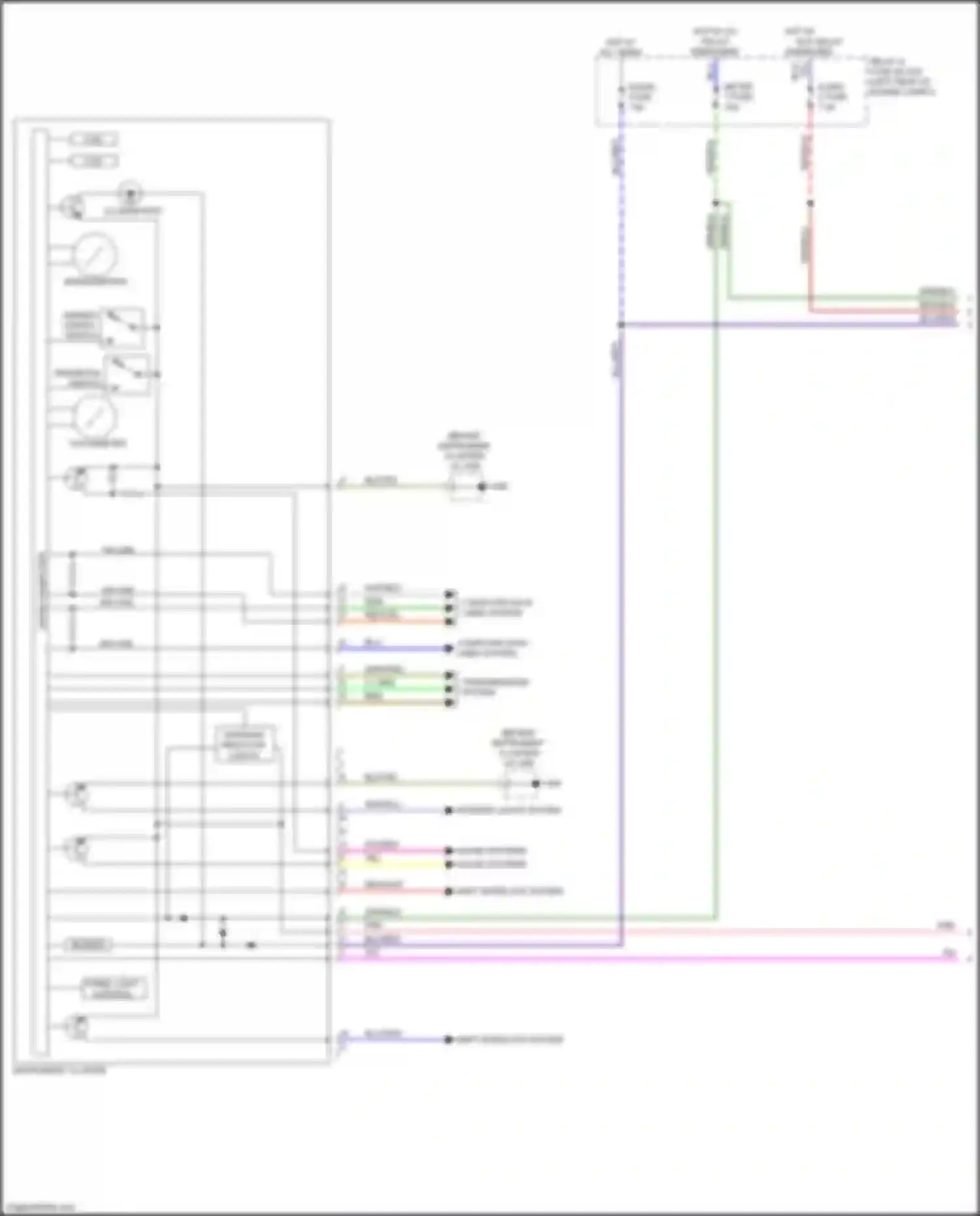 Wiring diagram transmissions system for Mazda CX-5 I facelift (2015-2017) (1 of 1)