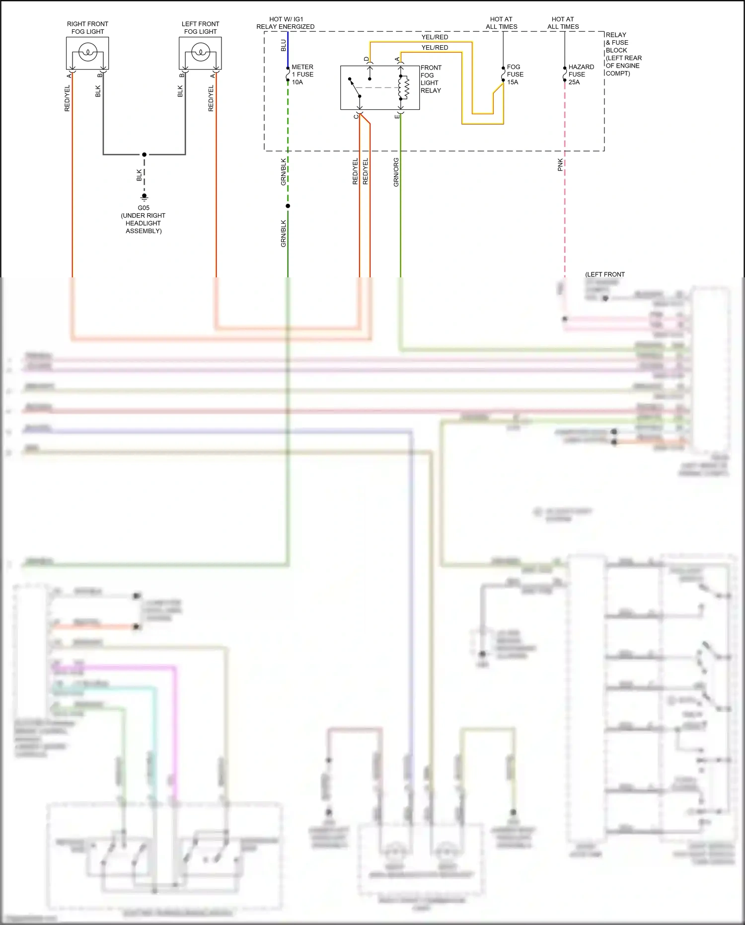 Wiring diagram vio/grn for Mazda CX-5 I facelift (2015-2017) (6 of 15)