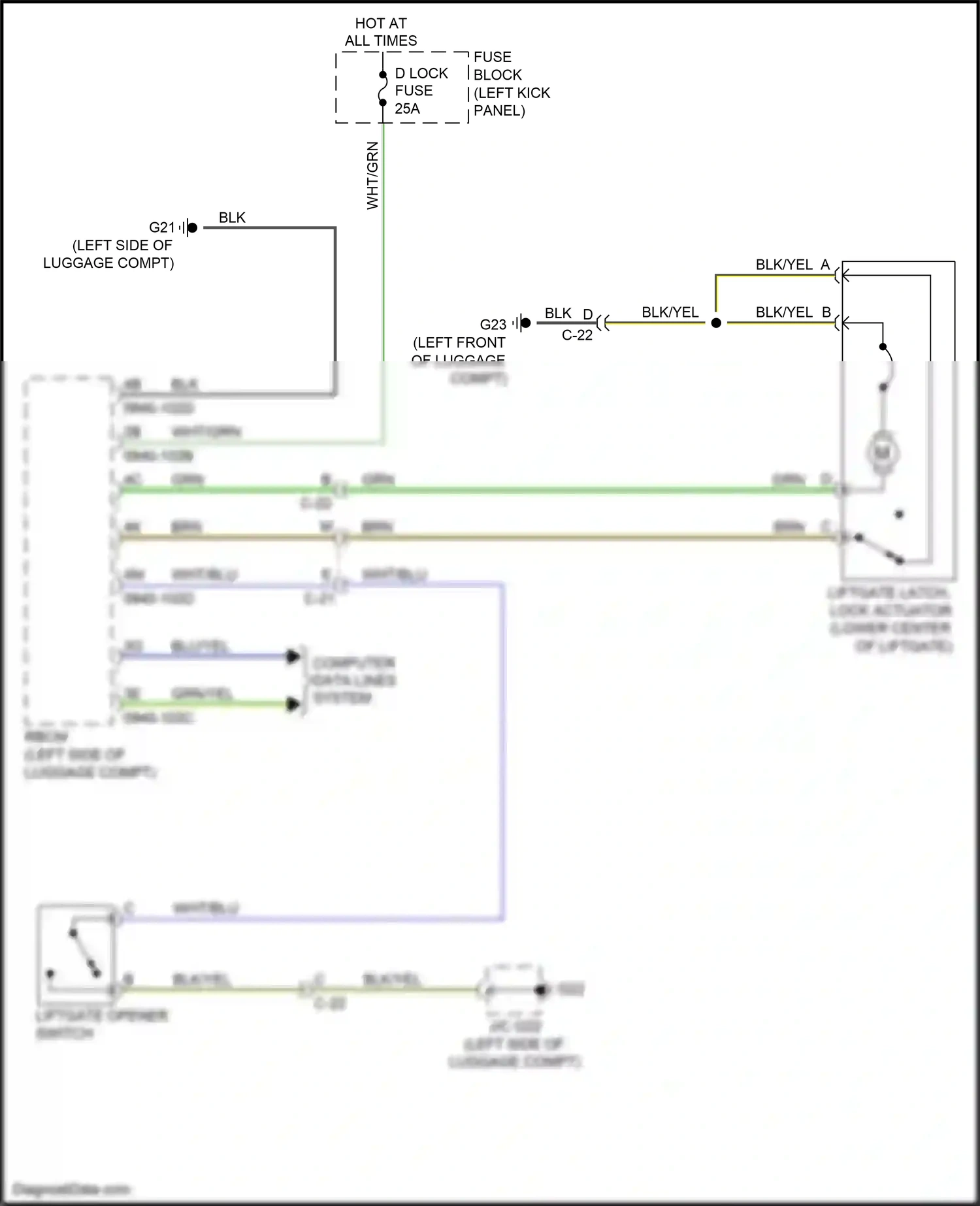 Wiring diagram wht/blu for Mazda CX-5 I facelift (2015-2017) (20 of 41)