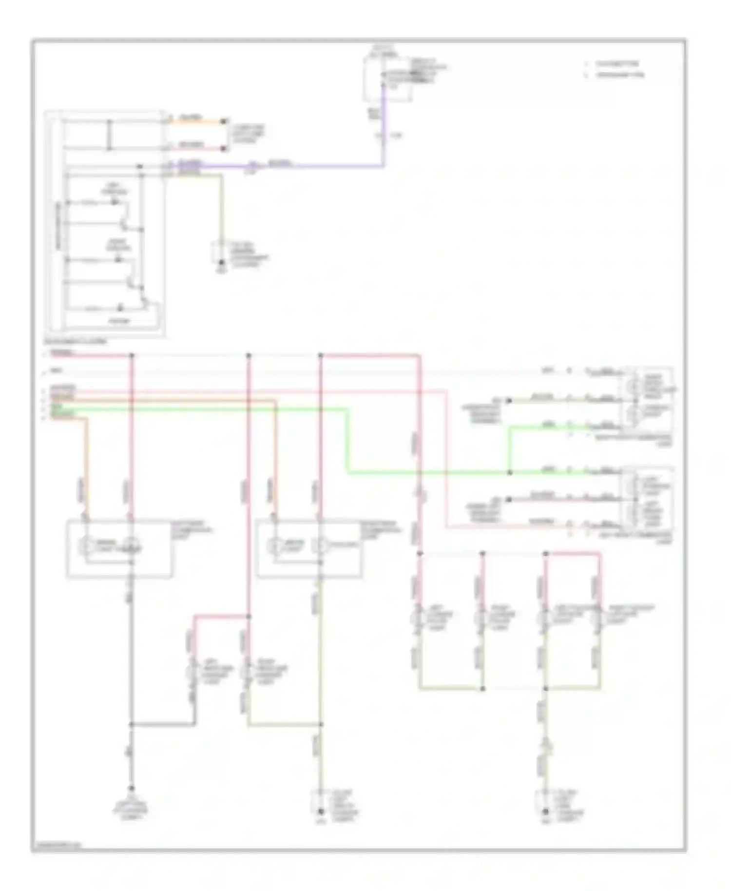 CX-5 Mazda I (2011-2015): Exterior lamps circuit (2 of 2)