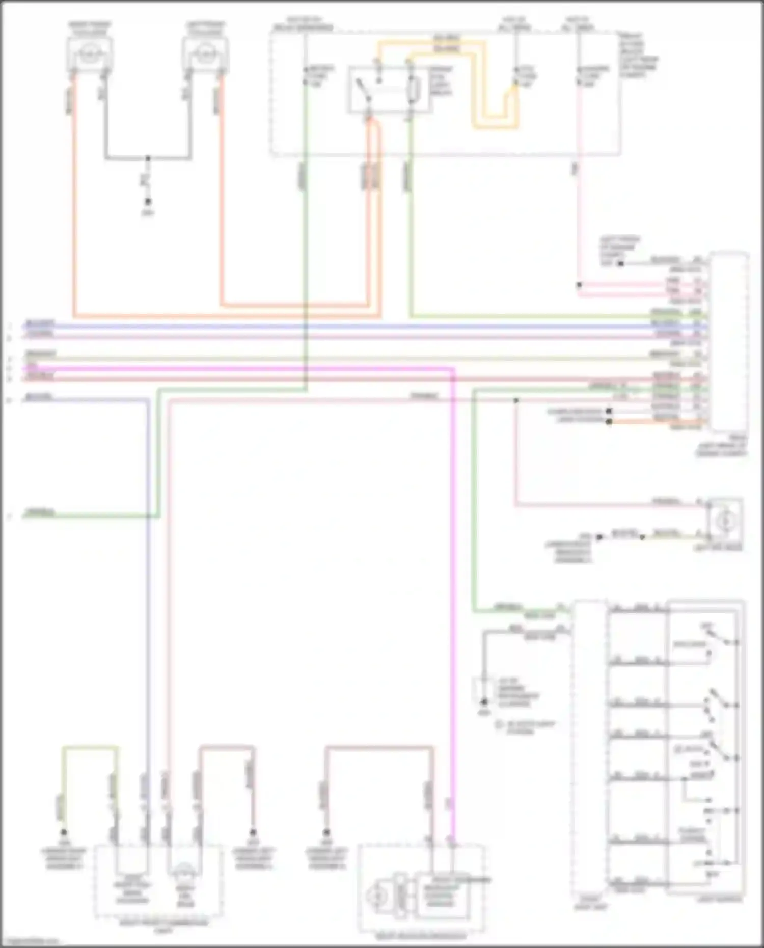 CX-5 Mazda I (2011-2015): Headlamps circuit, w/ hid (2 of 2)