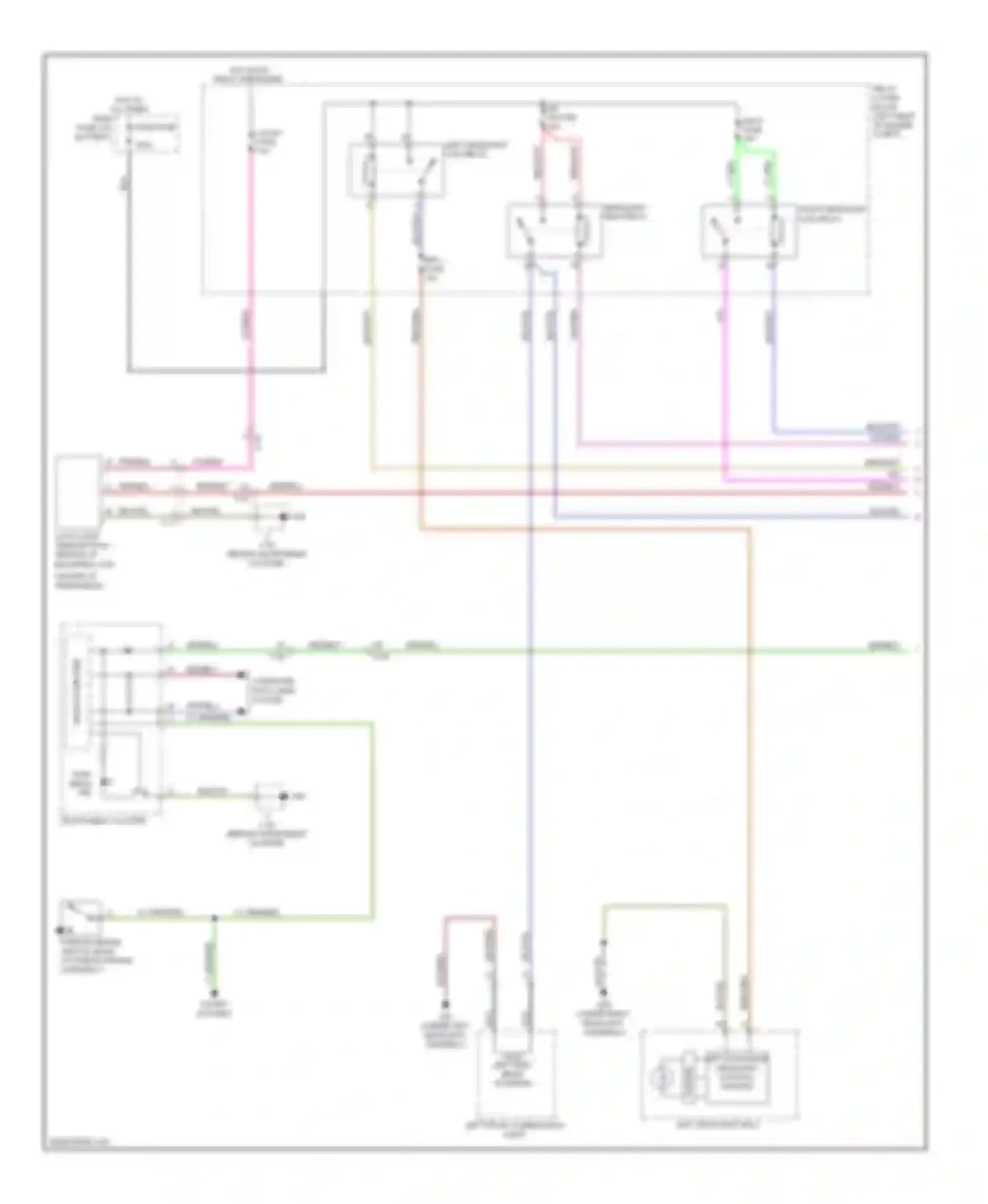 CX-5 Mazda I (2011-2015): Headlamps circuit, with hid (1 of 2)