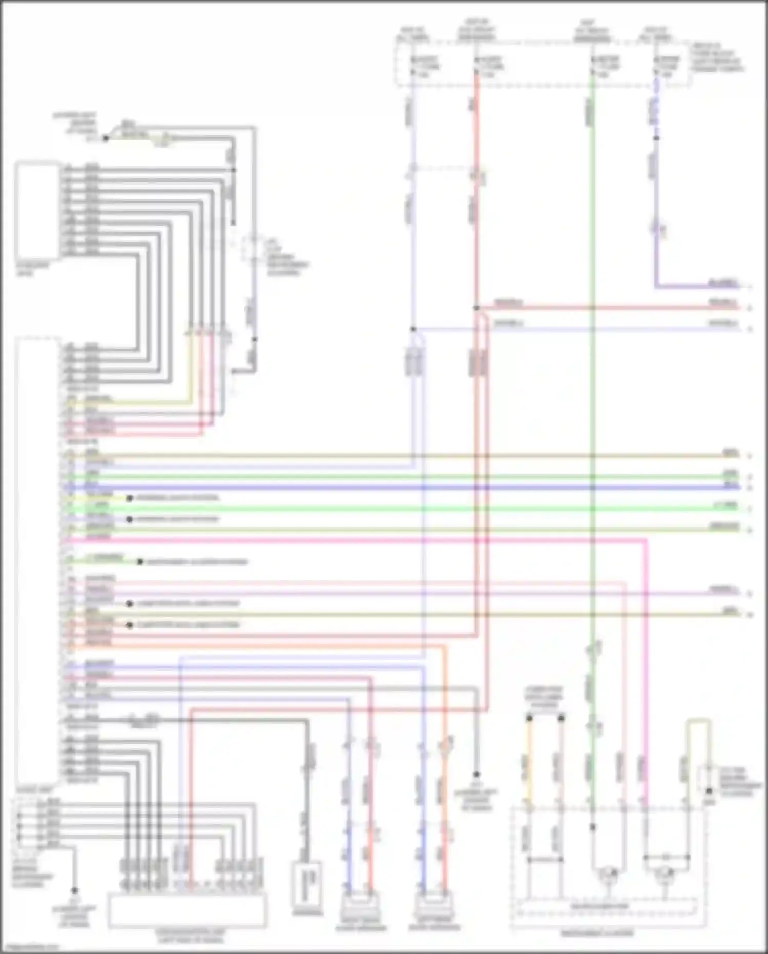 CX-5 Mazda I (2011-2015): Navigation circuit, w/o bose (1 of 3)