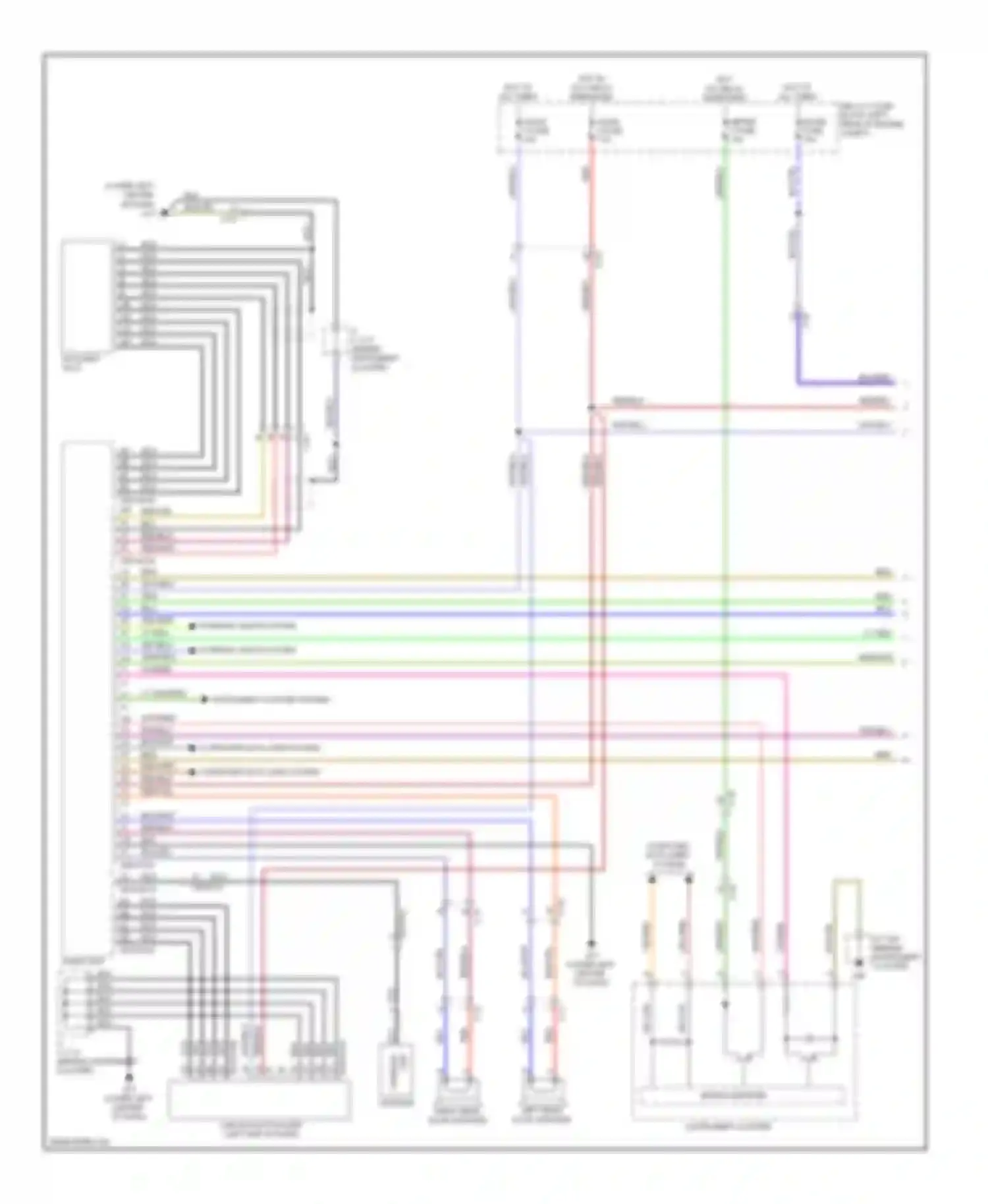 CX-5 Mazda I (2011-2015): Radio circuit, without bose with navigation (1 of 3)