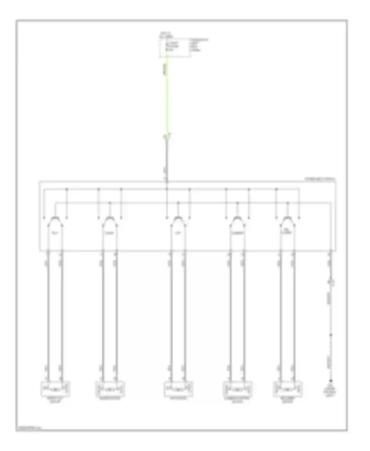 Wiring diagram blk/wht for Mazda CX-5 I (2011-2015)