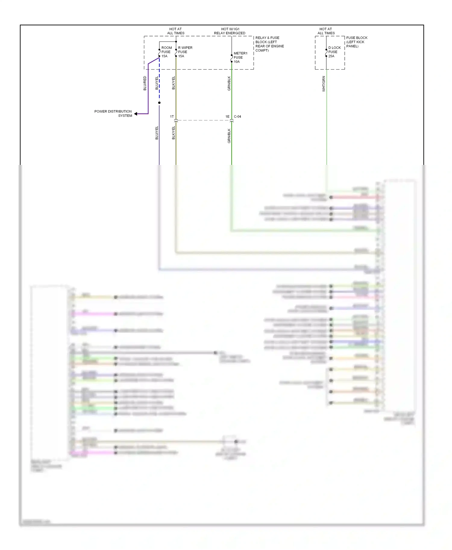 Mazda CX-5 I (2011-2015) blk/org wiring diagram  (2 of 22)