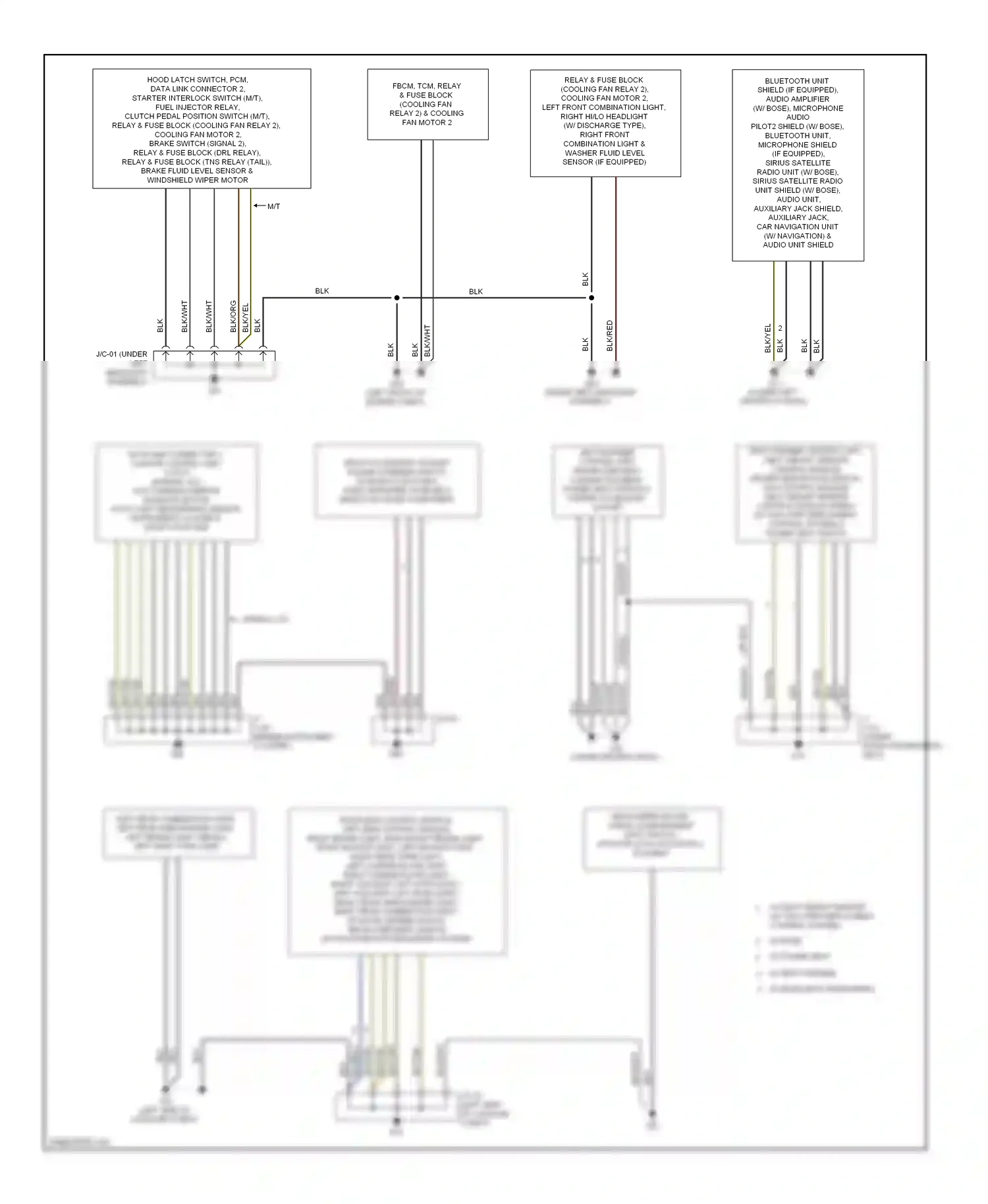 Mazda CX-5 I (2011-2015) blk/org wiring diagram  (6 of 22)