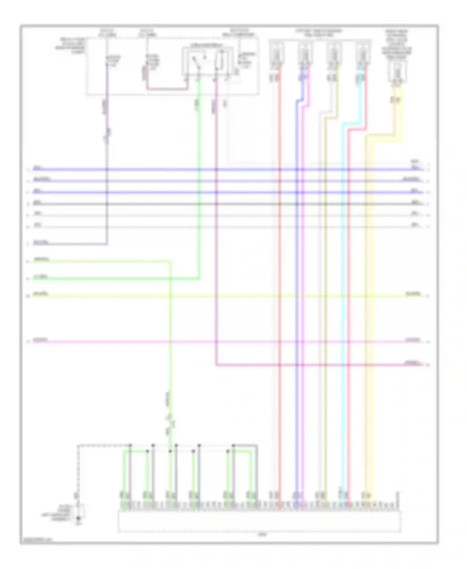 Wiring diagram blk/red for Mazda CX-5 I (2011-2015) (30 of 34)