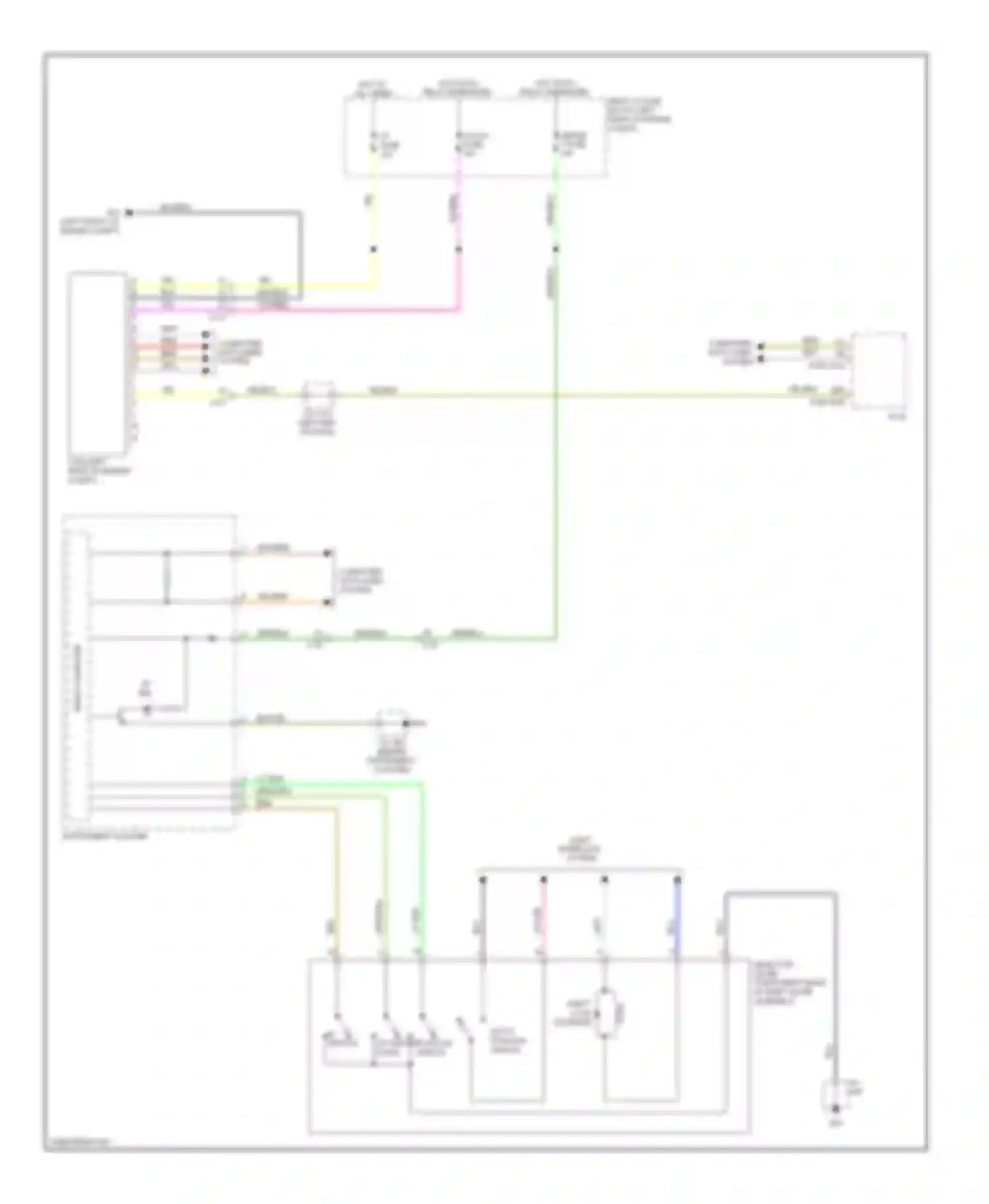 Wiring diagram shift interlock system for Mazda CX-5 I (2011-2015)