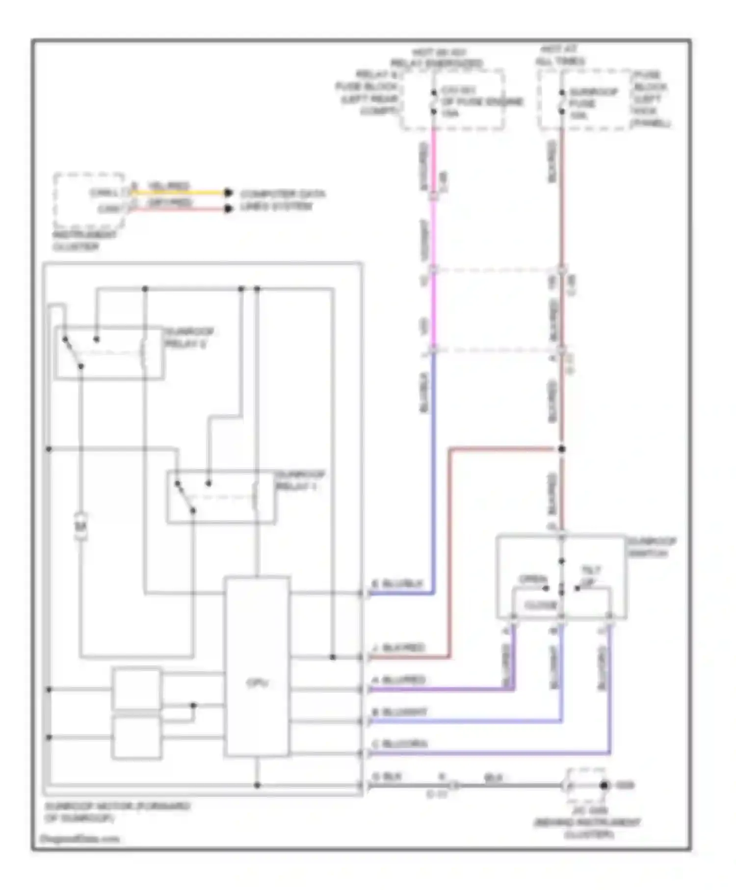 Wiring diagram c-05 for Mazda CX-5 I (2011-2015) (10 of 11)