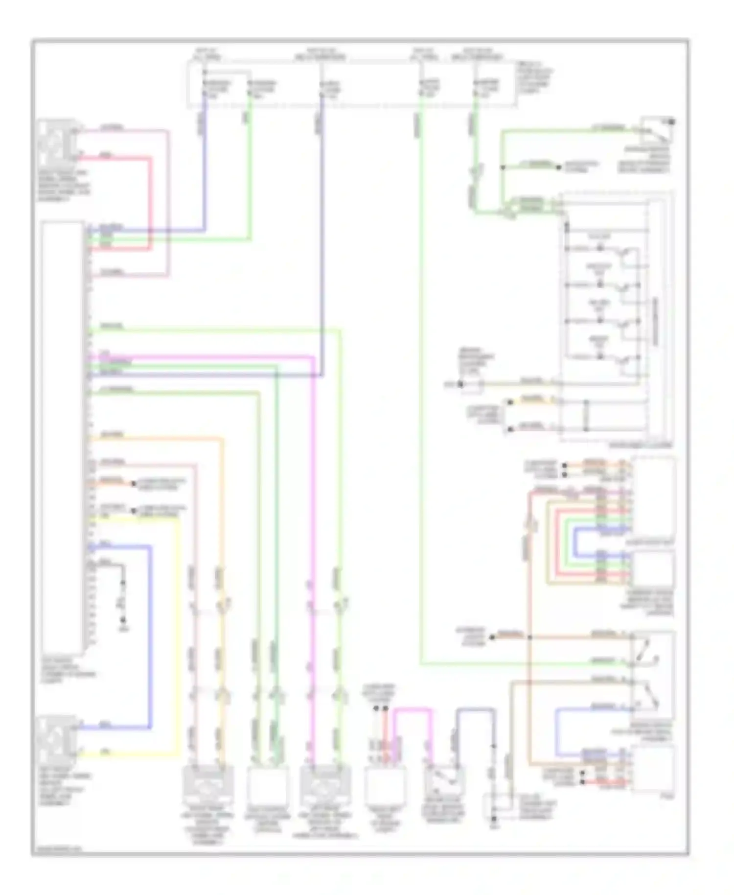 Wiring diagram navigation system for Mazda CX-5 I (2011-2015)