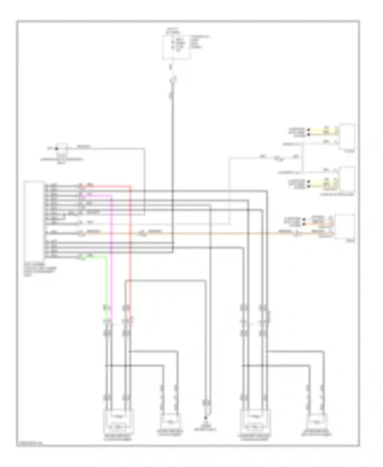 Wiring diagram computer data lines system for Mazda CX-5 I (2011-2015)