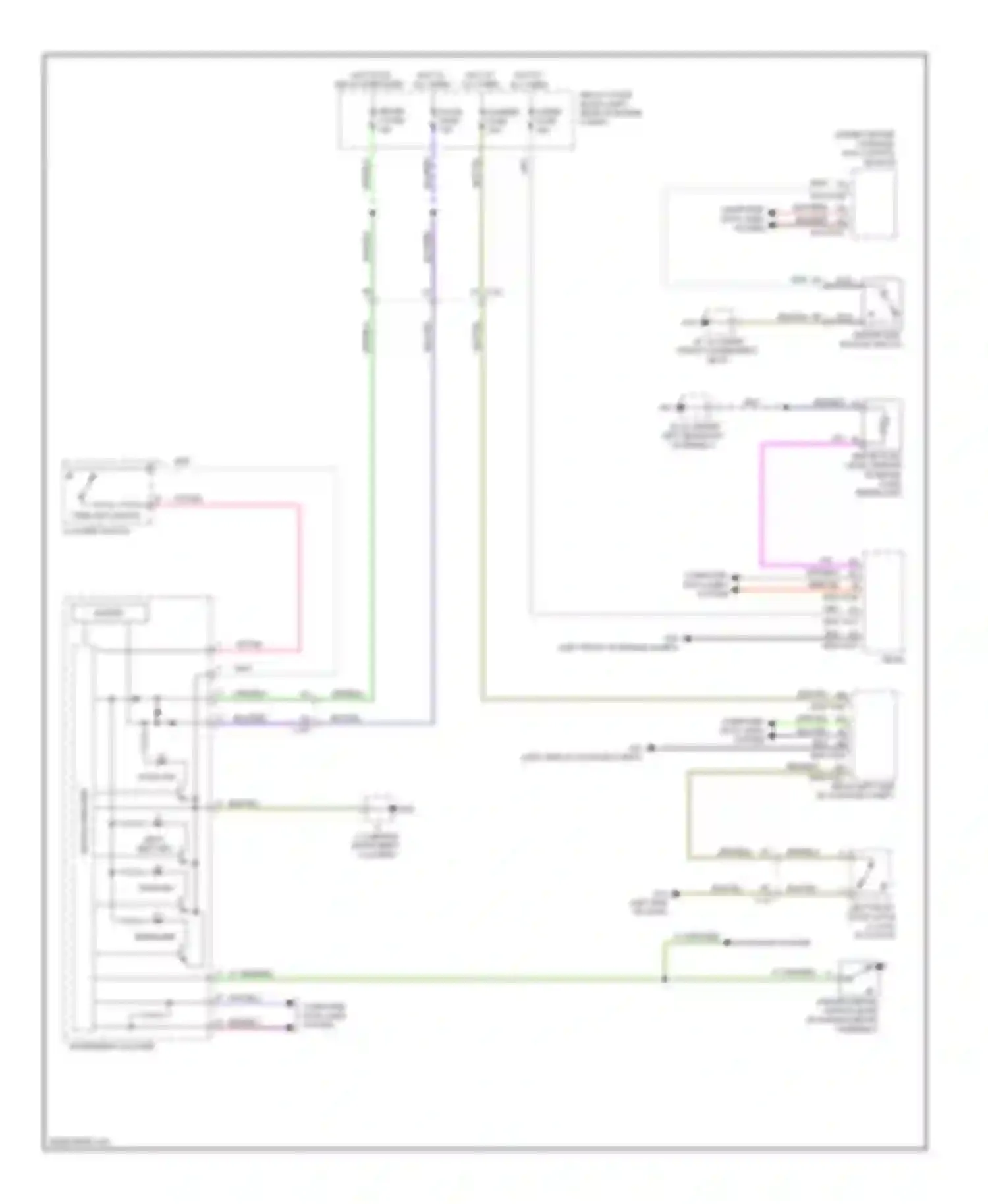 Wiring diagram cluster switch for Mazda CX-5 I (2011-2015) (3 of 3)