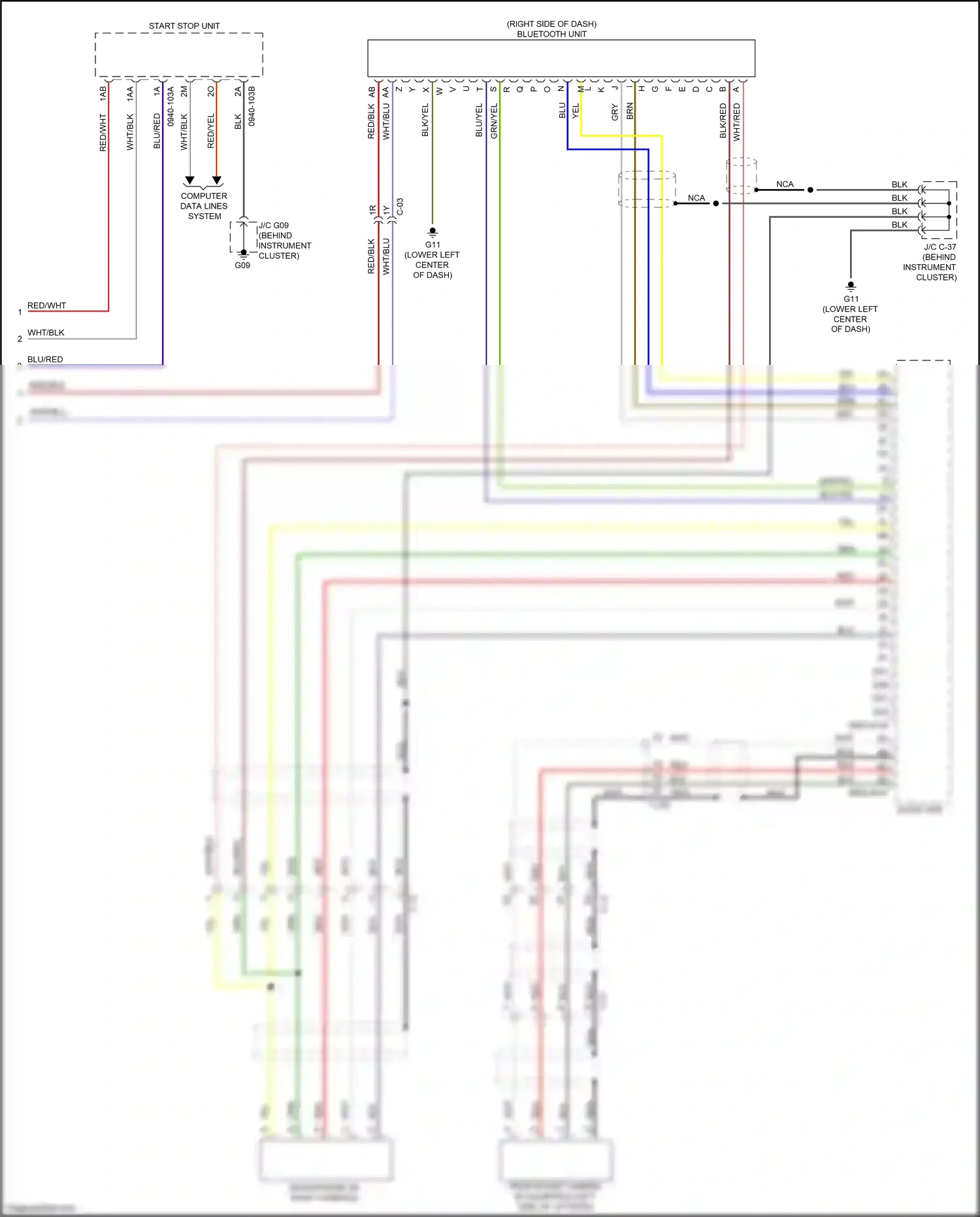 Mazda CX-5 I (2011-2015) computer data lines system wiring diagram  (46 of 68)