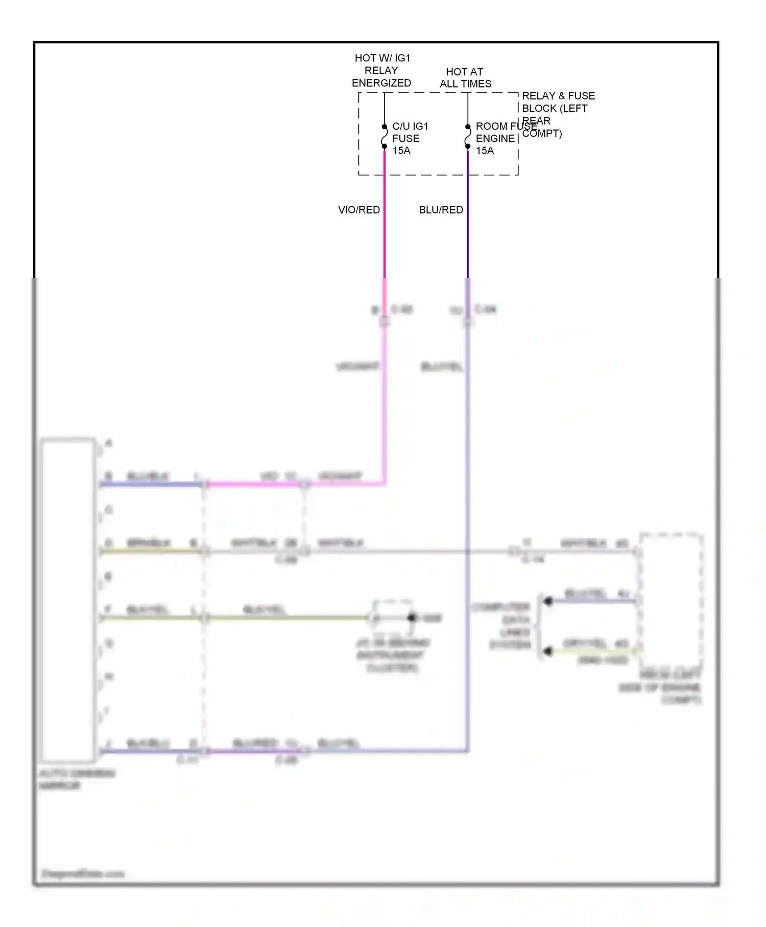 Mazda CX-5 I (2011-2015) computer data lines system wiring diagram  (35 of 68)