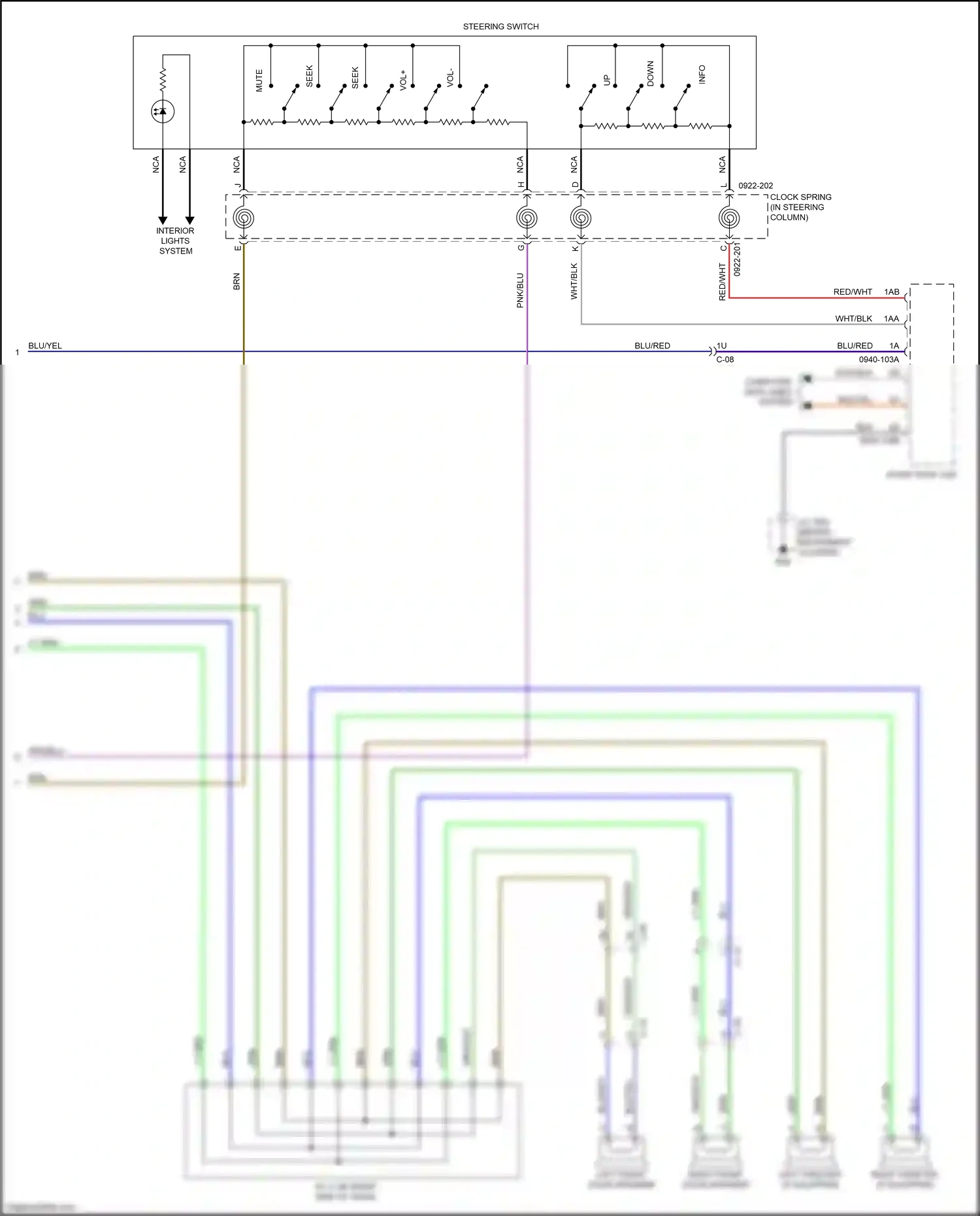 Mazda CX-5 I (2011-2015) down wiring diagram  (10 of 12)