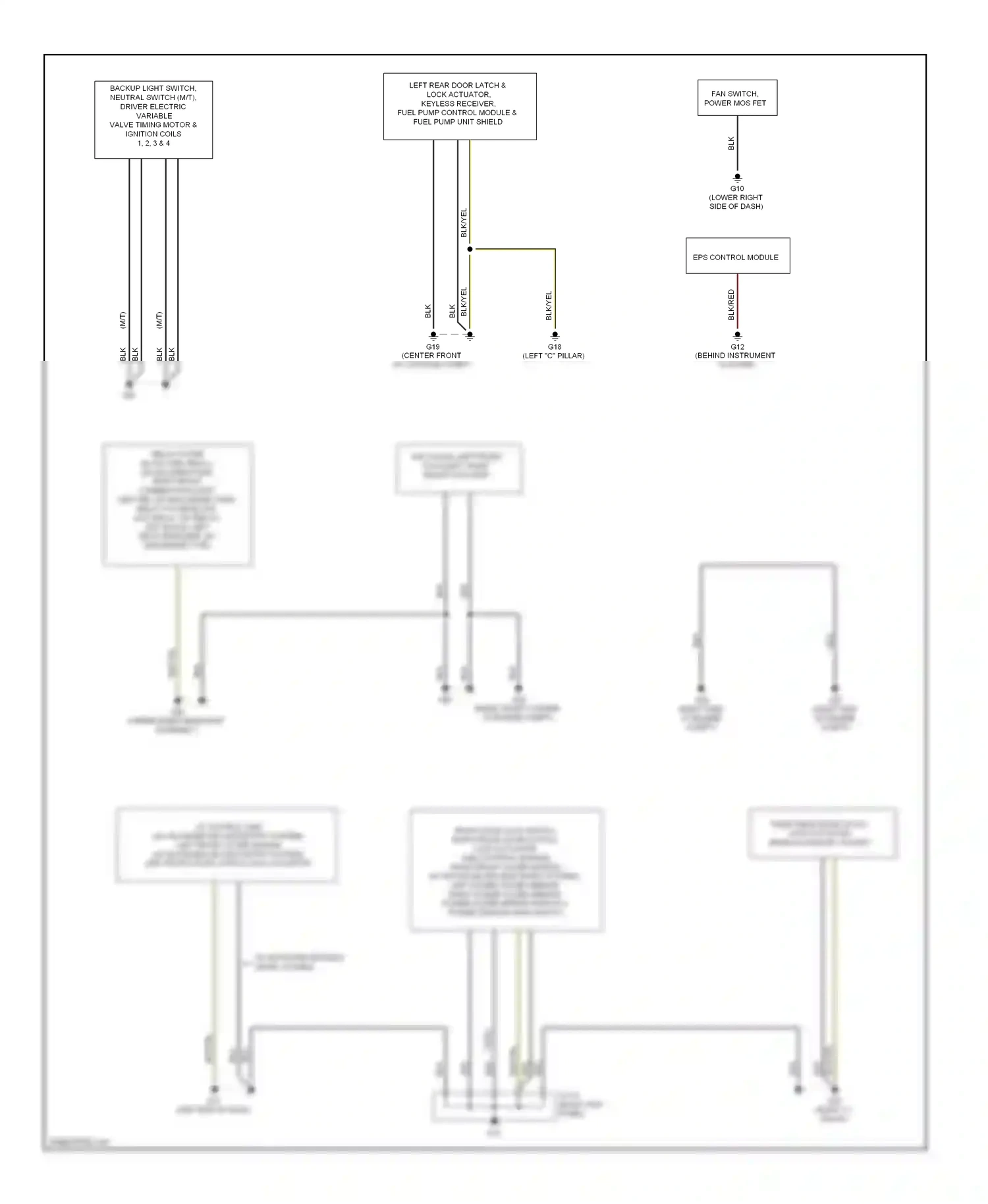 Mazda CX-5 I (2011-2015) eps control module wiring diagram  (1 of 1)