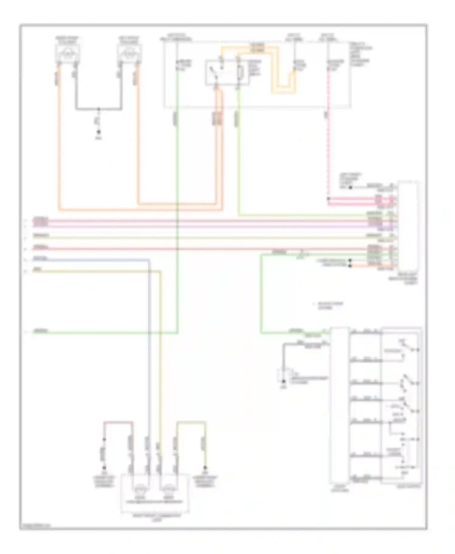 Wiring diagram fog light for Mazda CX-5 I (2011-2015) (3 of 4)
