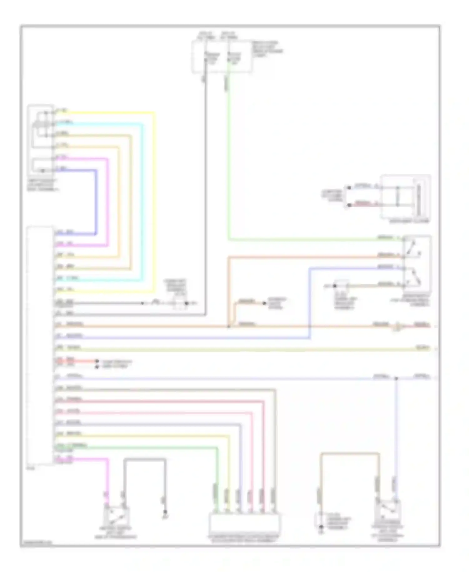 Wiring diagram computer data lines system for Mazda CX-5 I (2011-2015)