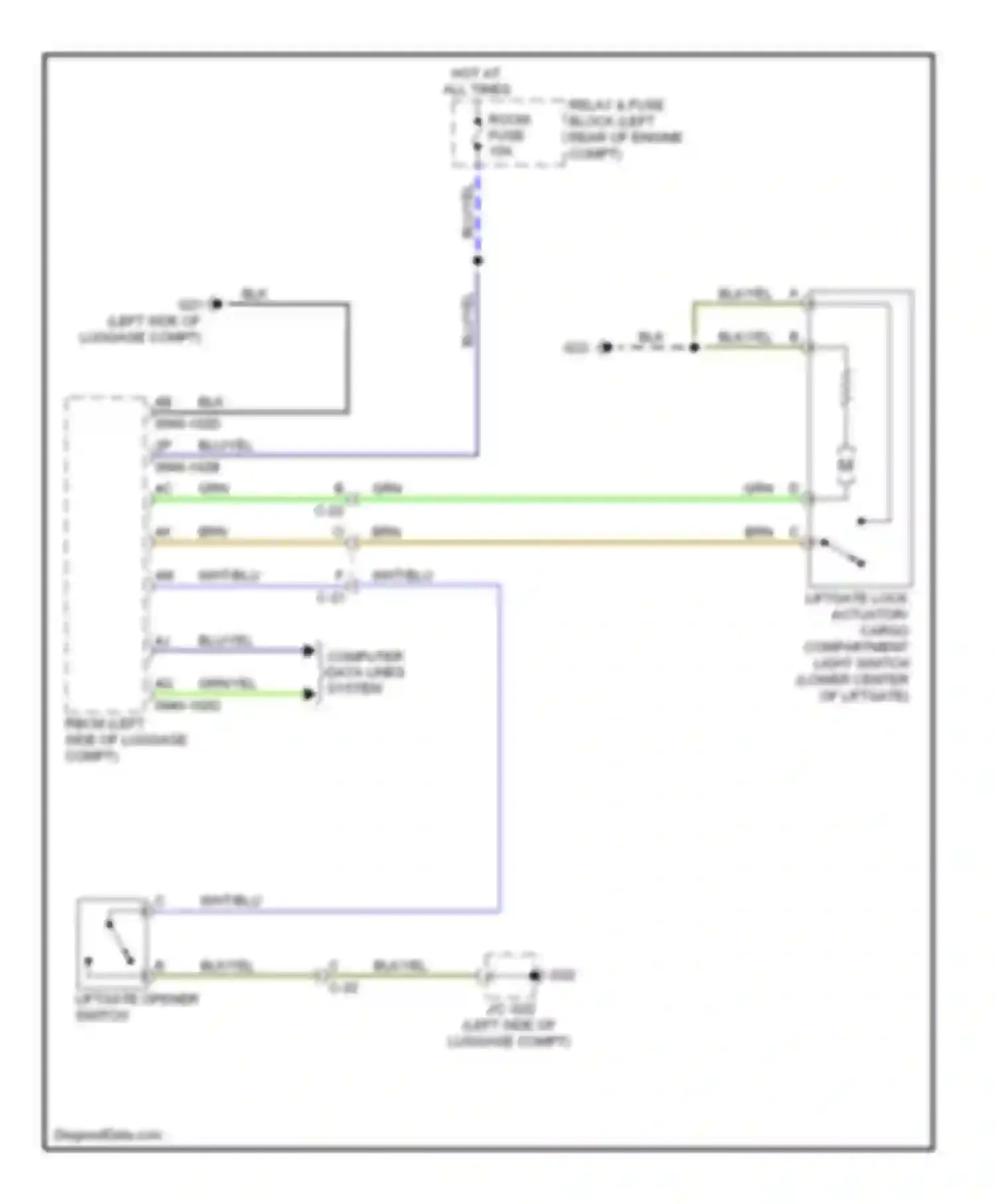 Wiring diagram c-21 for Mazda CX-5 I (2011-2015)