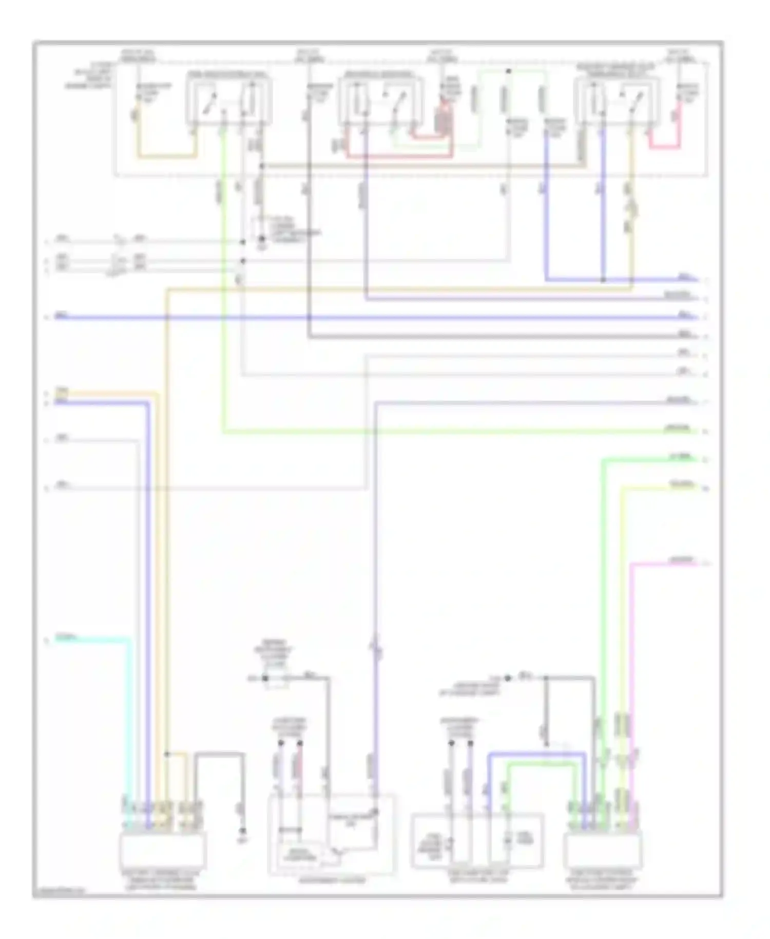 Wiring diagram micro computer for Mazda CX-5 I (2011-2015)
