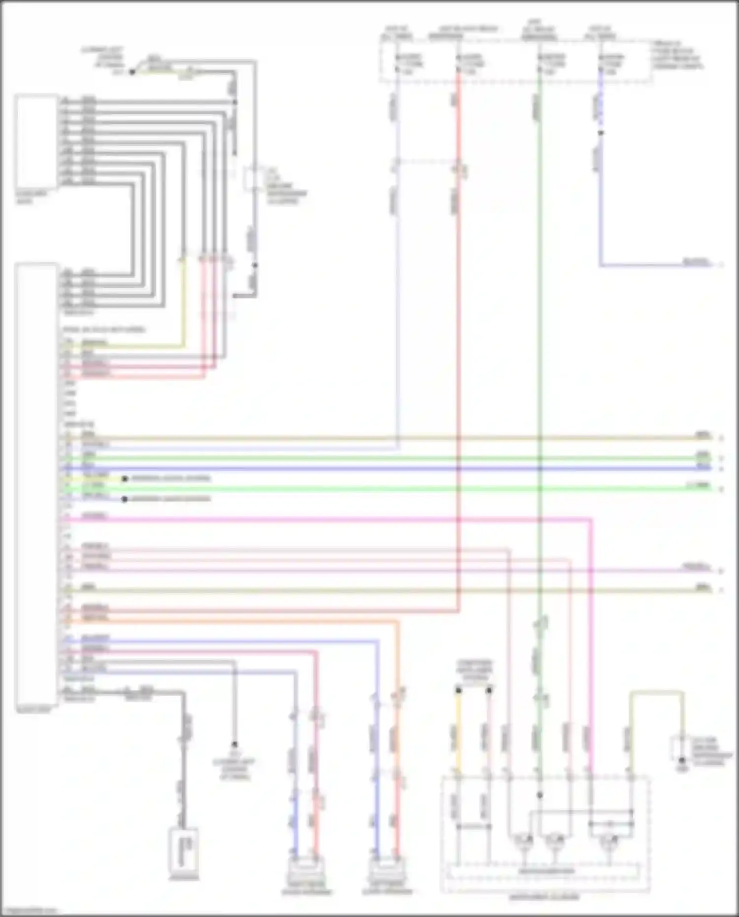 Wiring diagram audio 2 fuse for Mazda CX-5 I (2011-2015)